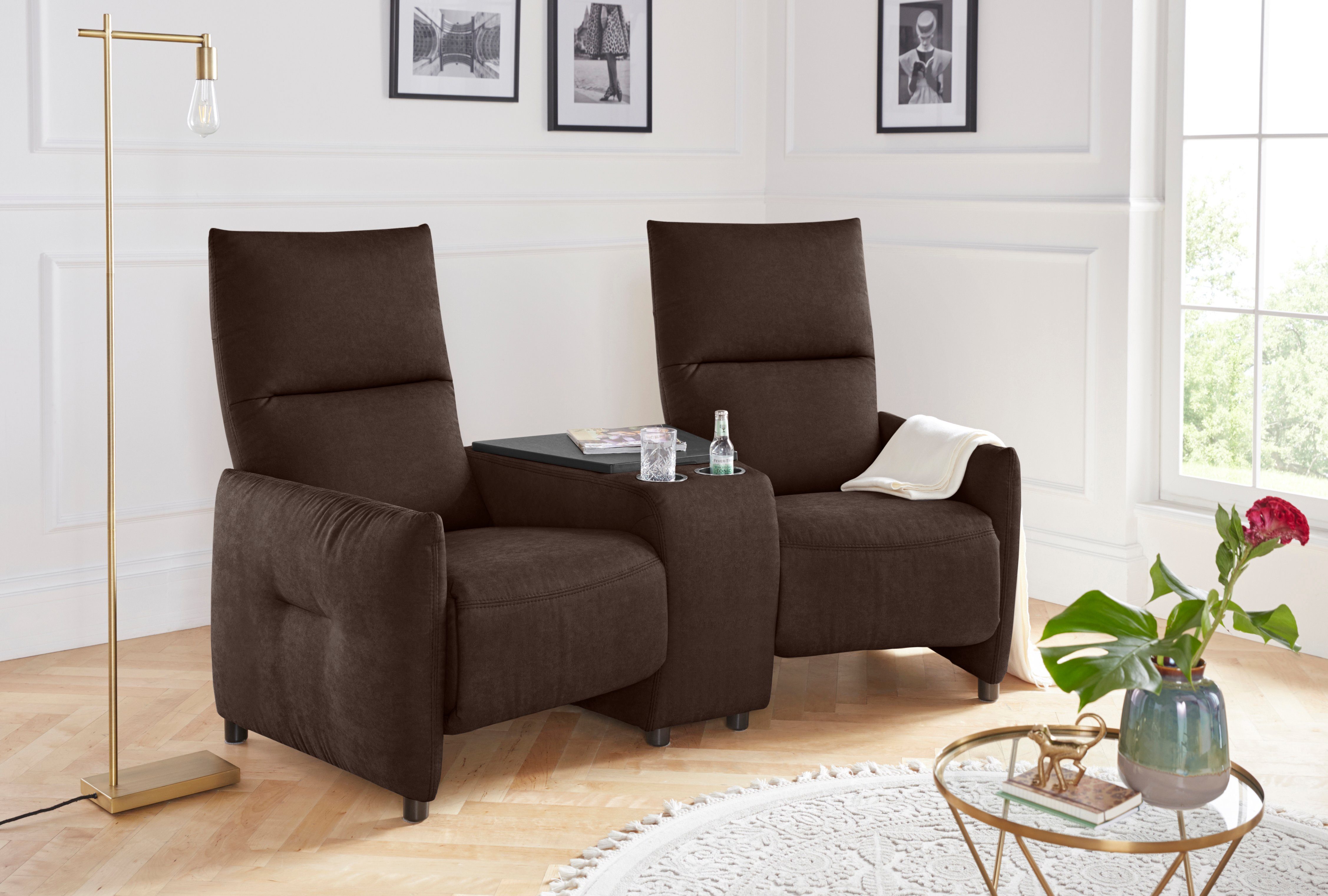exxpo sofa fashion 2-zitsbank Inclusief relaxfunctie en naar keuze vak