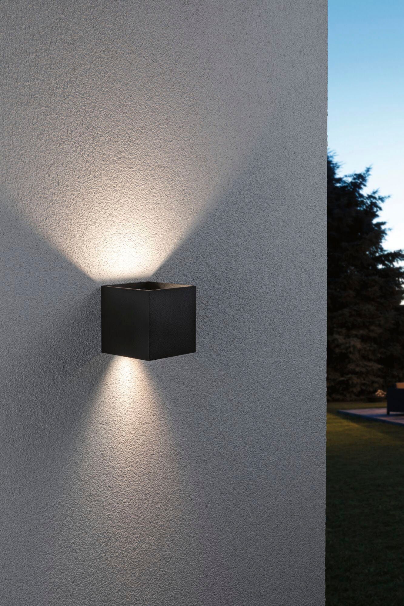 Paulmann Led-wandlamp voor buiten Buiten 230V Cybo RGBW Zigbee 2000-6500K Antraciet (1 stuk)