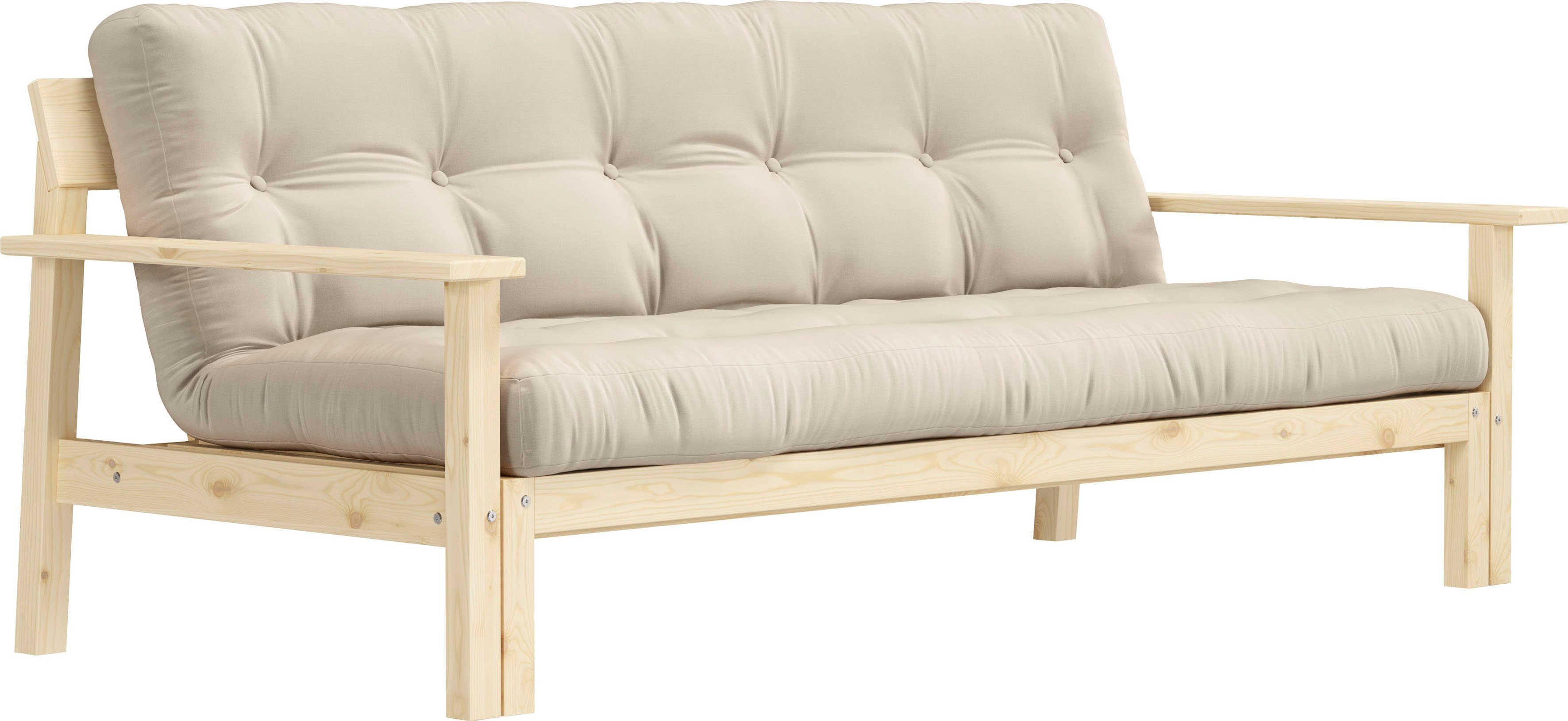 Karup Slaapbank Unwind Met houtstructuur, incl. futonmatras, ligoppervlak 130x190 cm