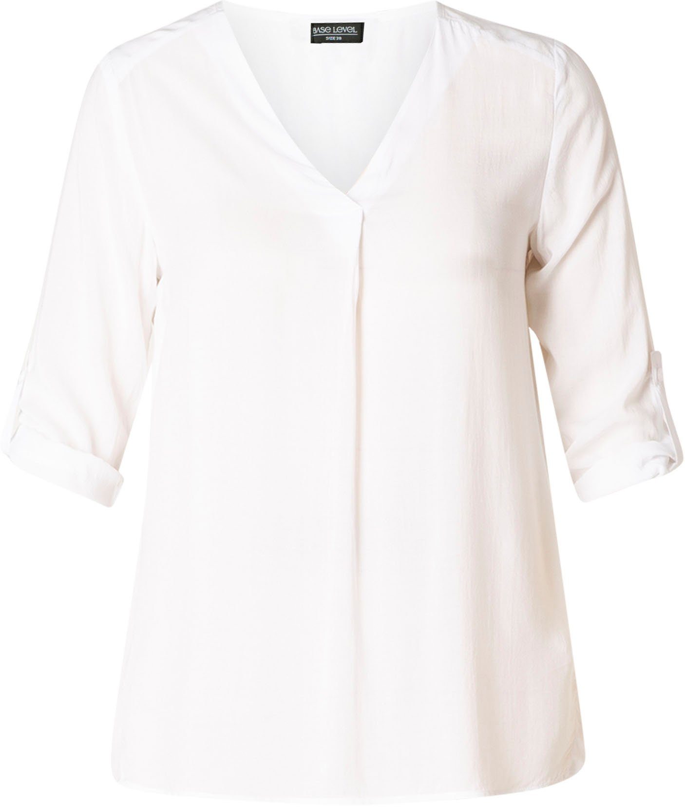 Base Level Shirtblouse met v-hals