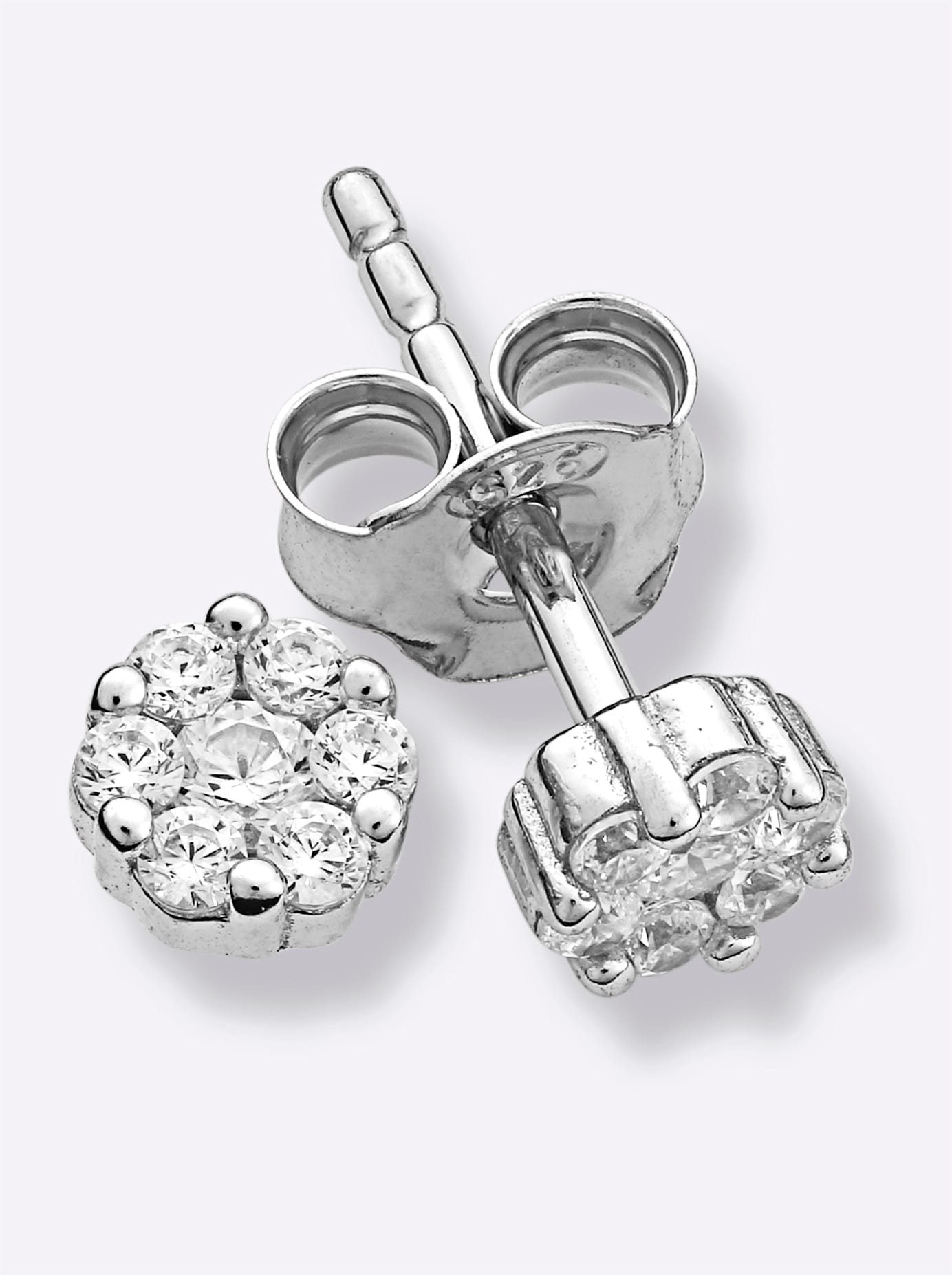 Lady Oorstekers dames oorbellen zilver(kleur)