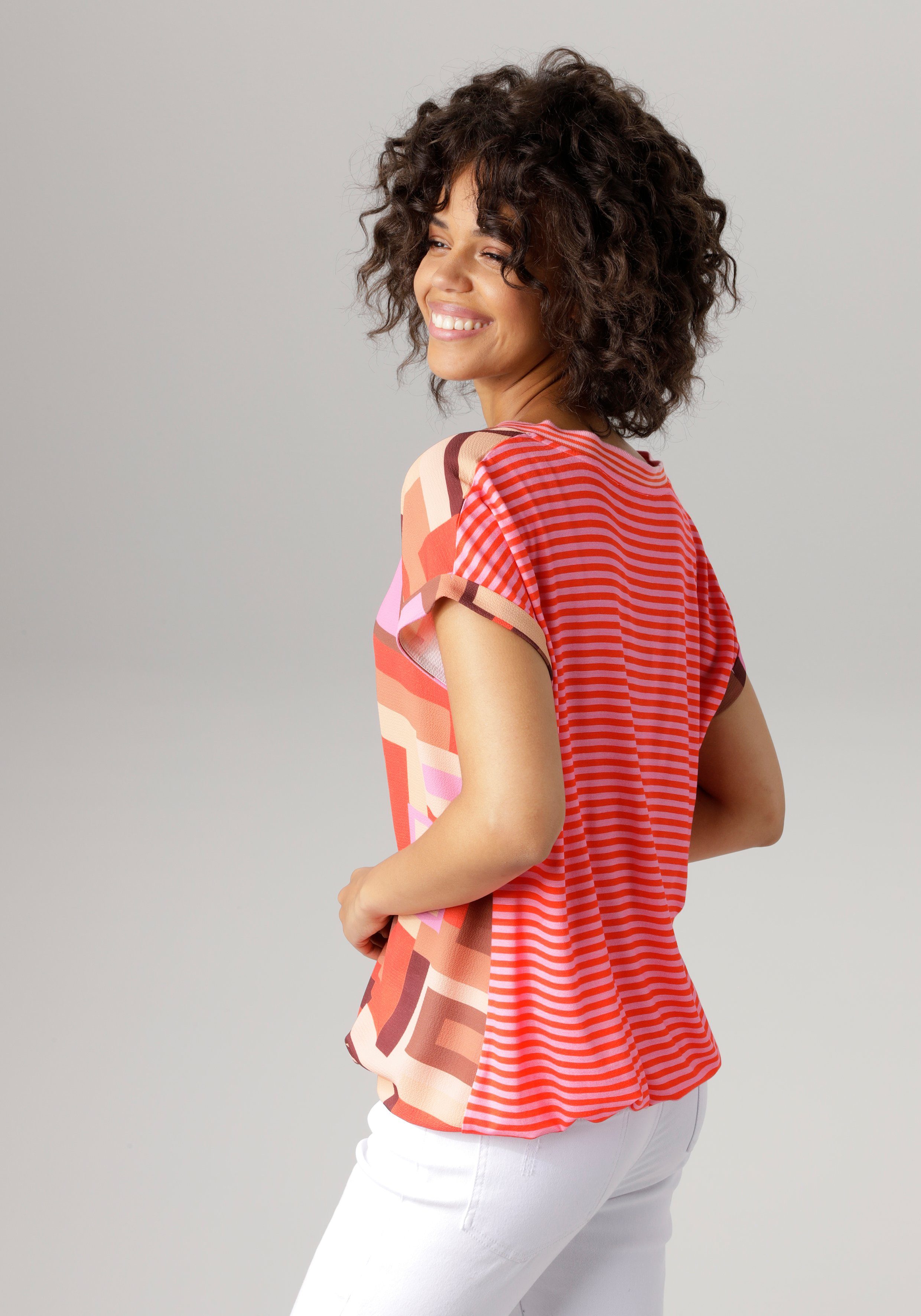 Aniston CASUAL T-shirt materiaal- en motievenmix