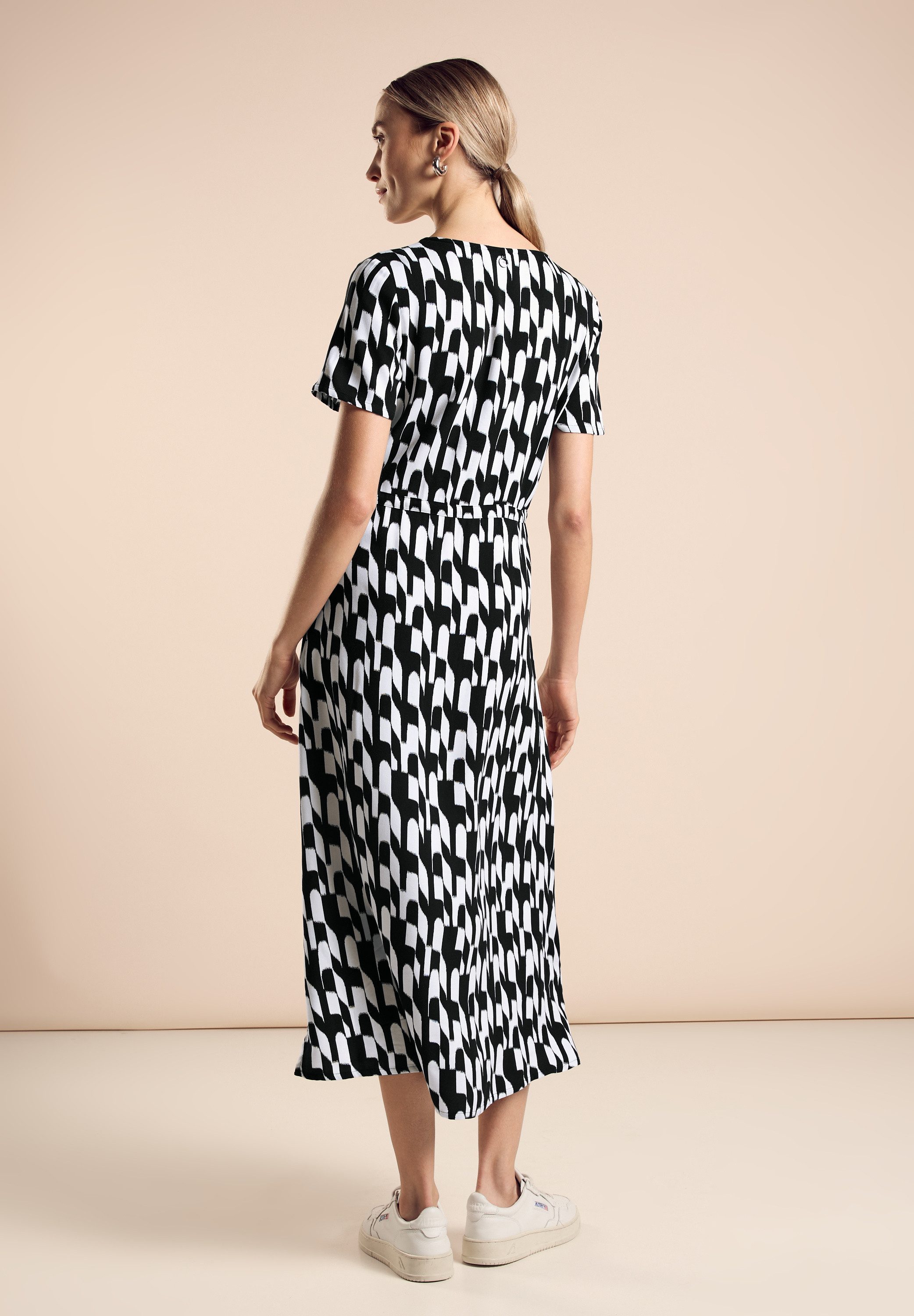 STREET ONE Midi-jurk met print all-over