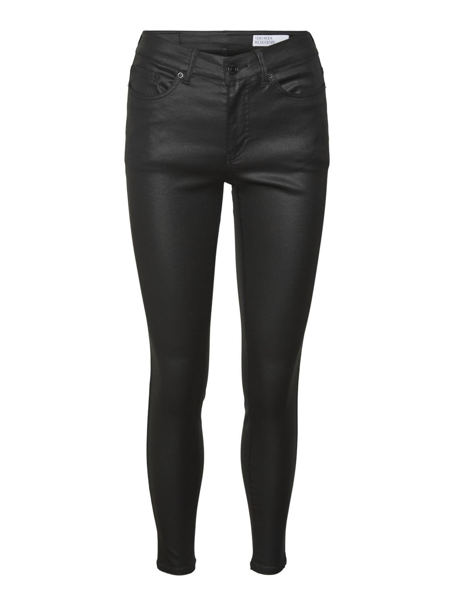 Vero Moda Skinny fit jeans VMFLASH MR SKINNY COATED PANTS NOOS