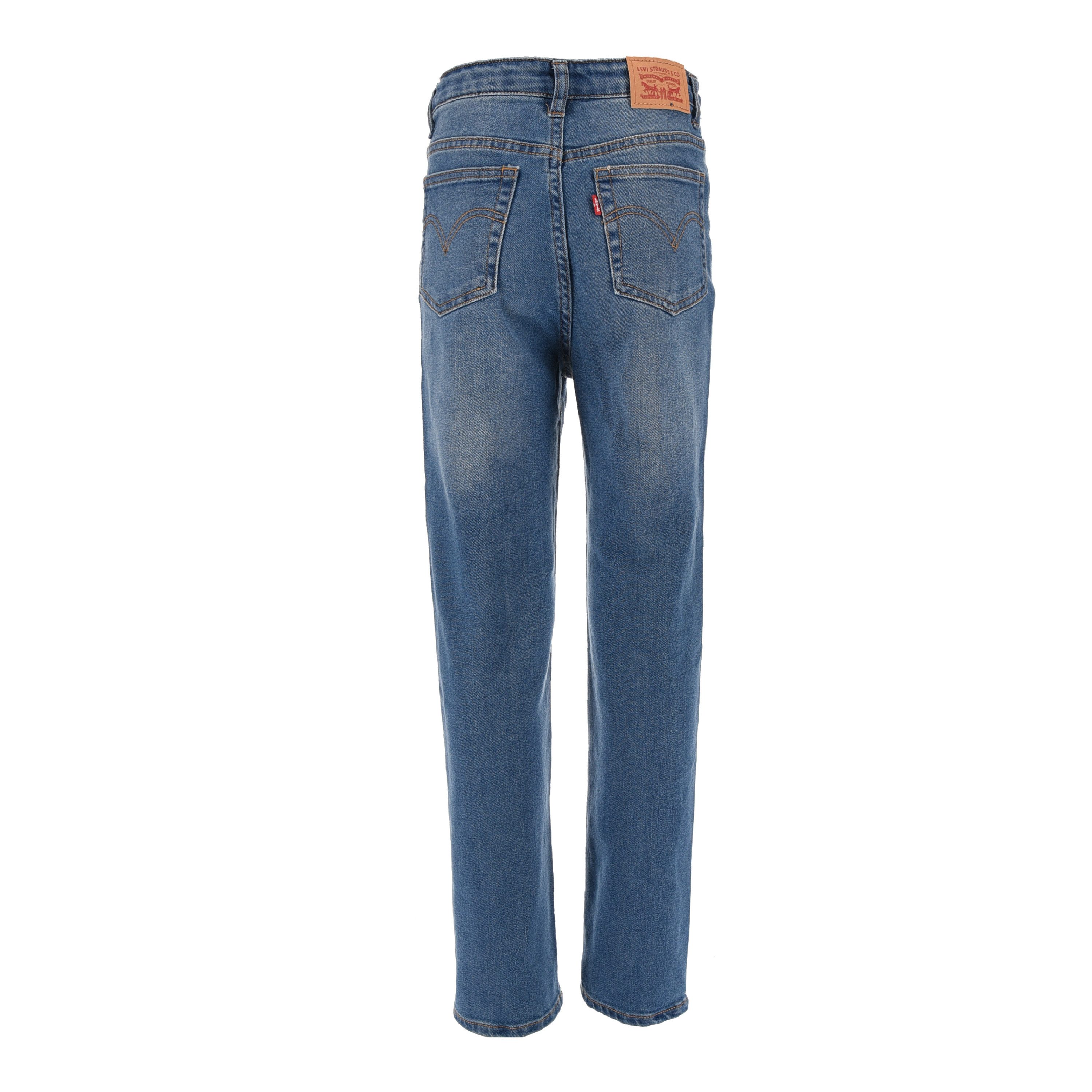 Levi's Kidswear Wijde jeans LVG RIBCAGE STRAIGHT Straight fit, voor MEISJES meisjes wide leg jeans maat 10 (140)