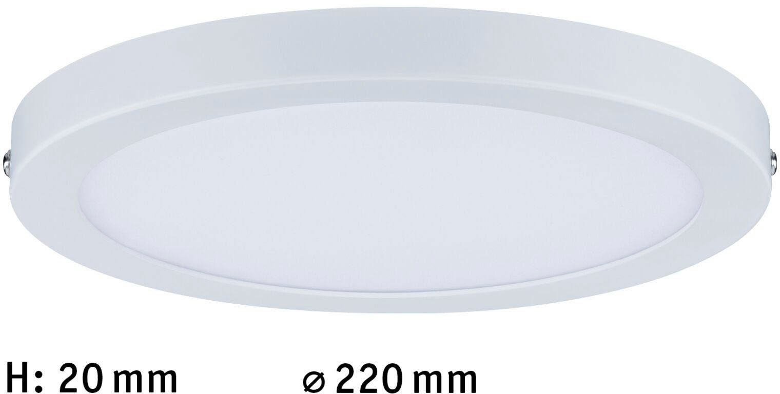 Paulmann Led-paneel Atria rond 220mm 14W 2700K Atria rond 220mm 14W 2.700K mat (1 stuk)