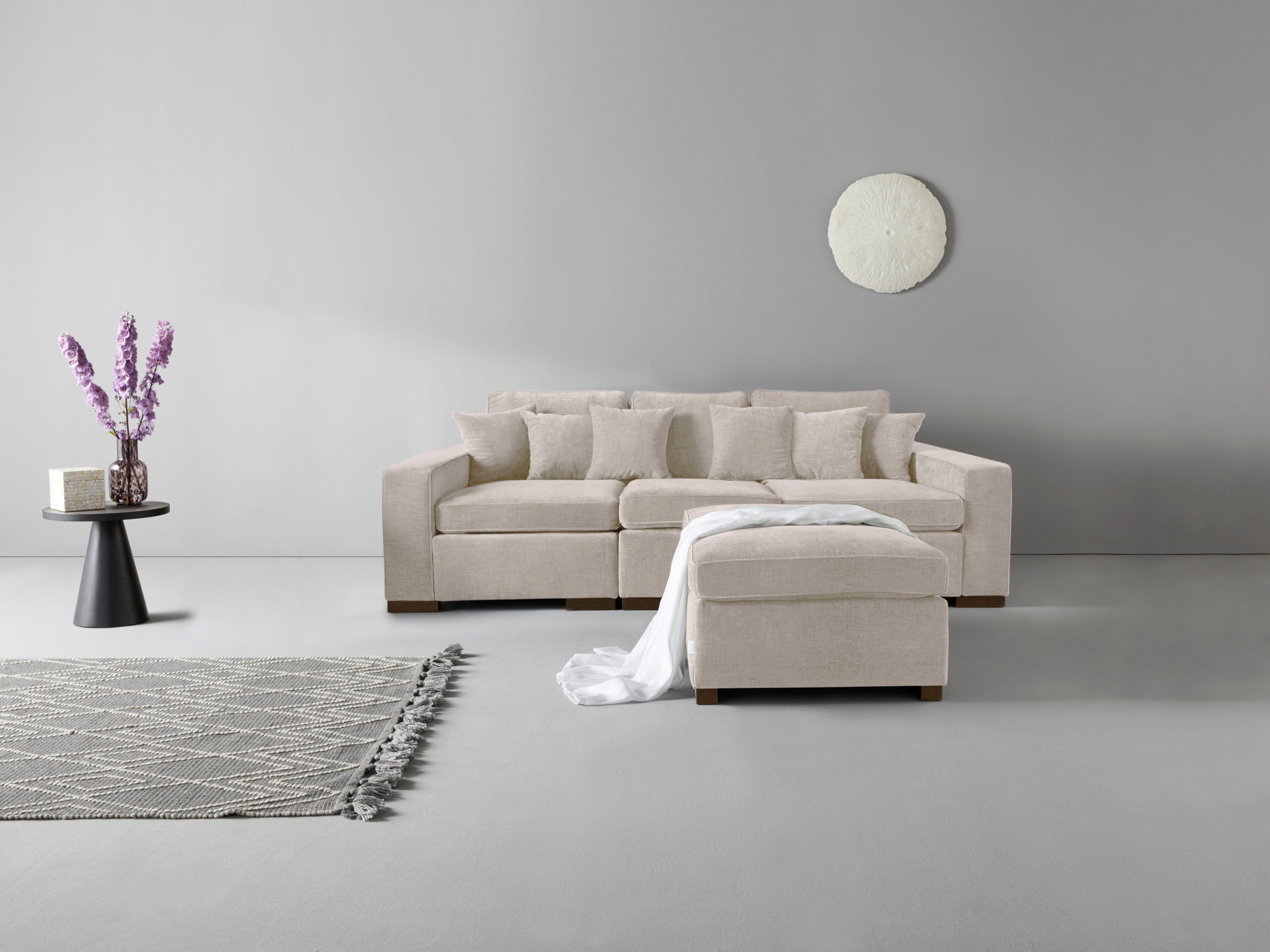 Guido Maria Kretschmer Home&Living 3-zitsbank Skara Loungebank met binnenveringsinterieur, in vele overtrekkwaliteiten