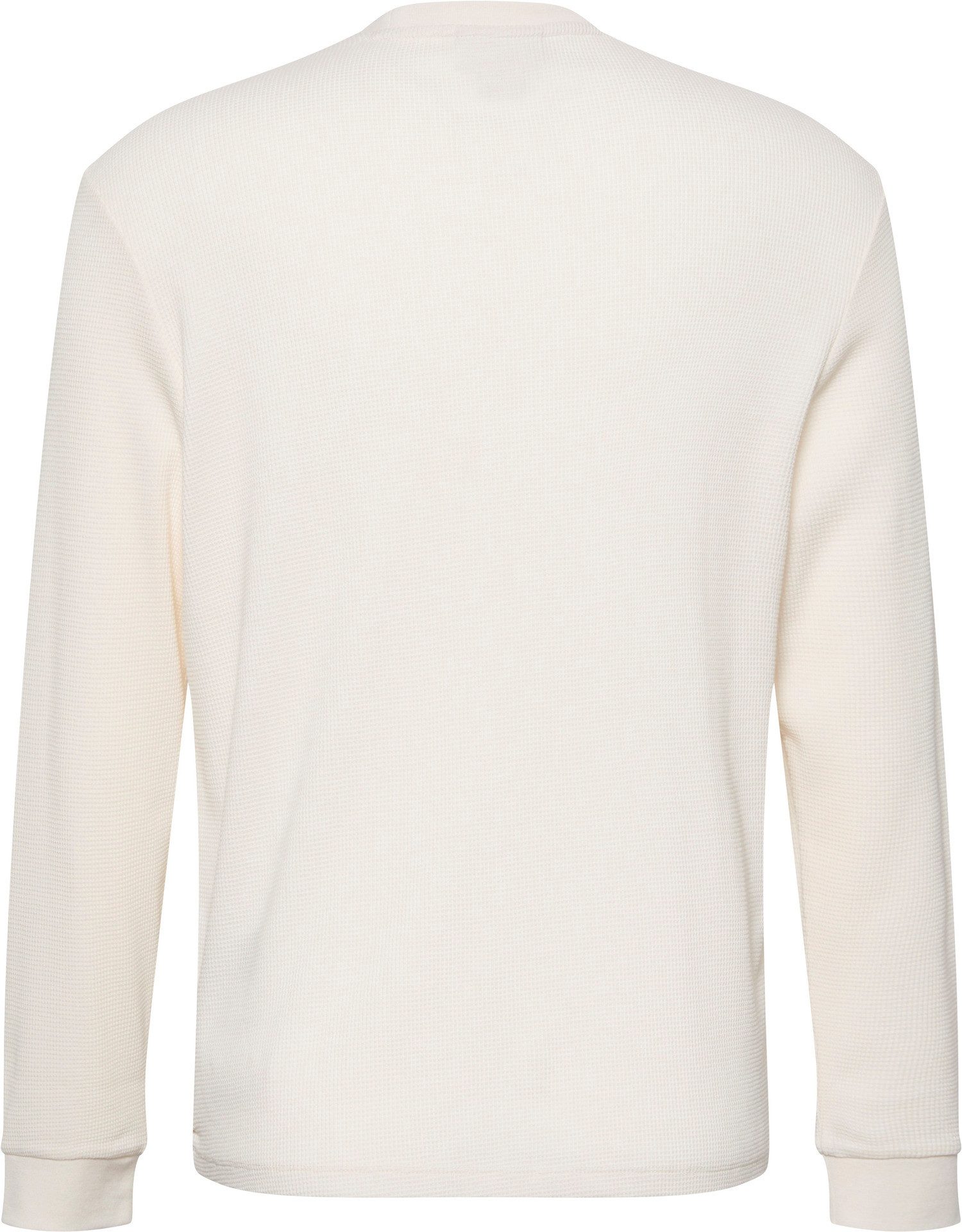 Calvin Klein Shirt met lange mouwen LS WAFFLE BADGE CREWNK TEE