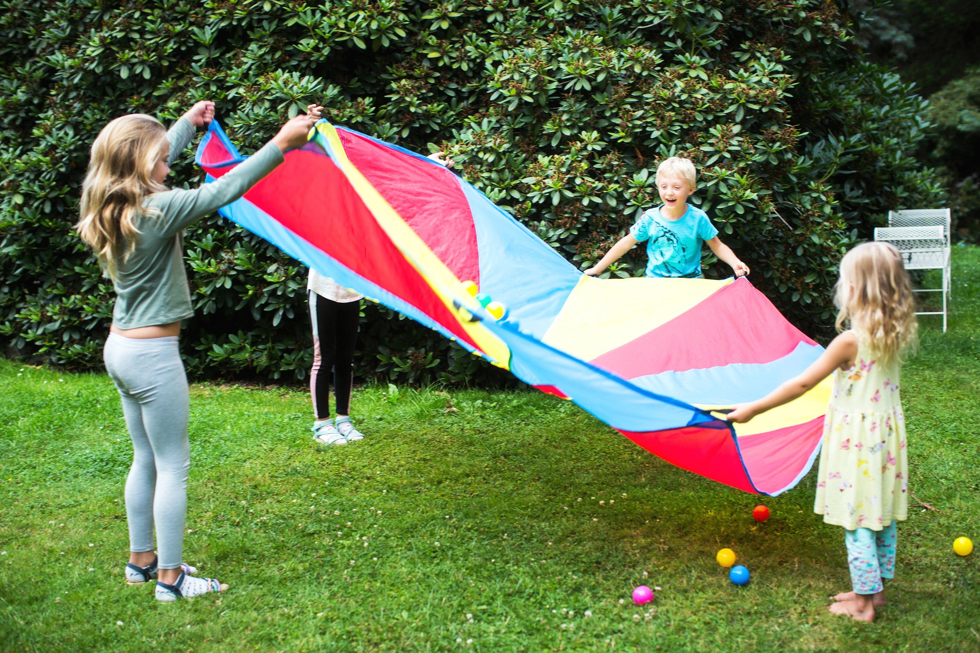 Knorrtoys® Spel Omhoog en omlaag met 25 kleurrijke ballen