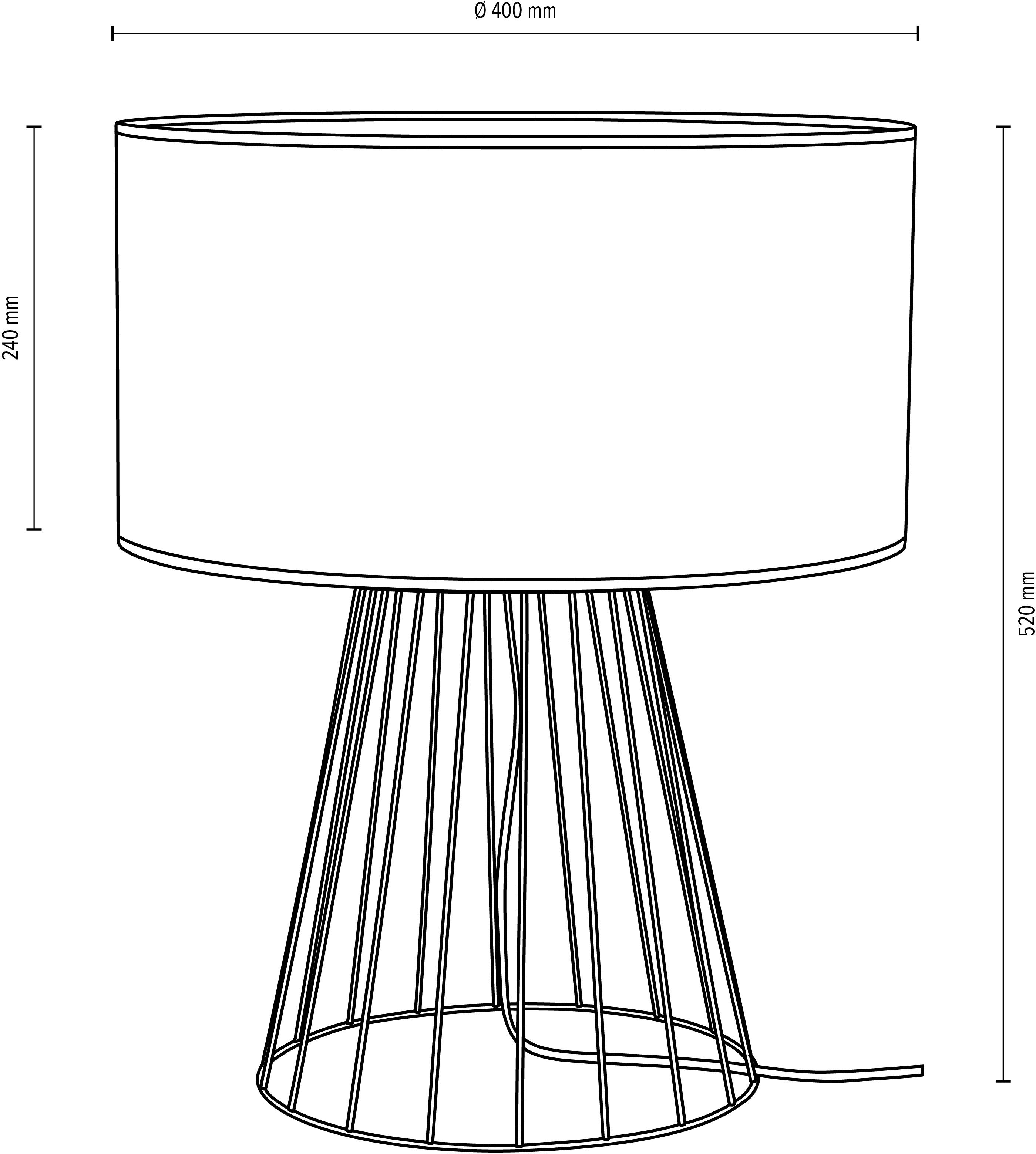 BRITOP LIGHTING Tafellamp Swan Decoratieve lamp van metaal met hoogwaardige lampenkap (1 stuk)