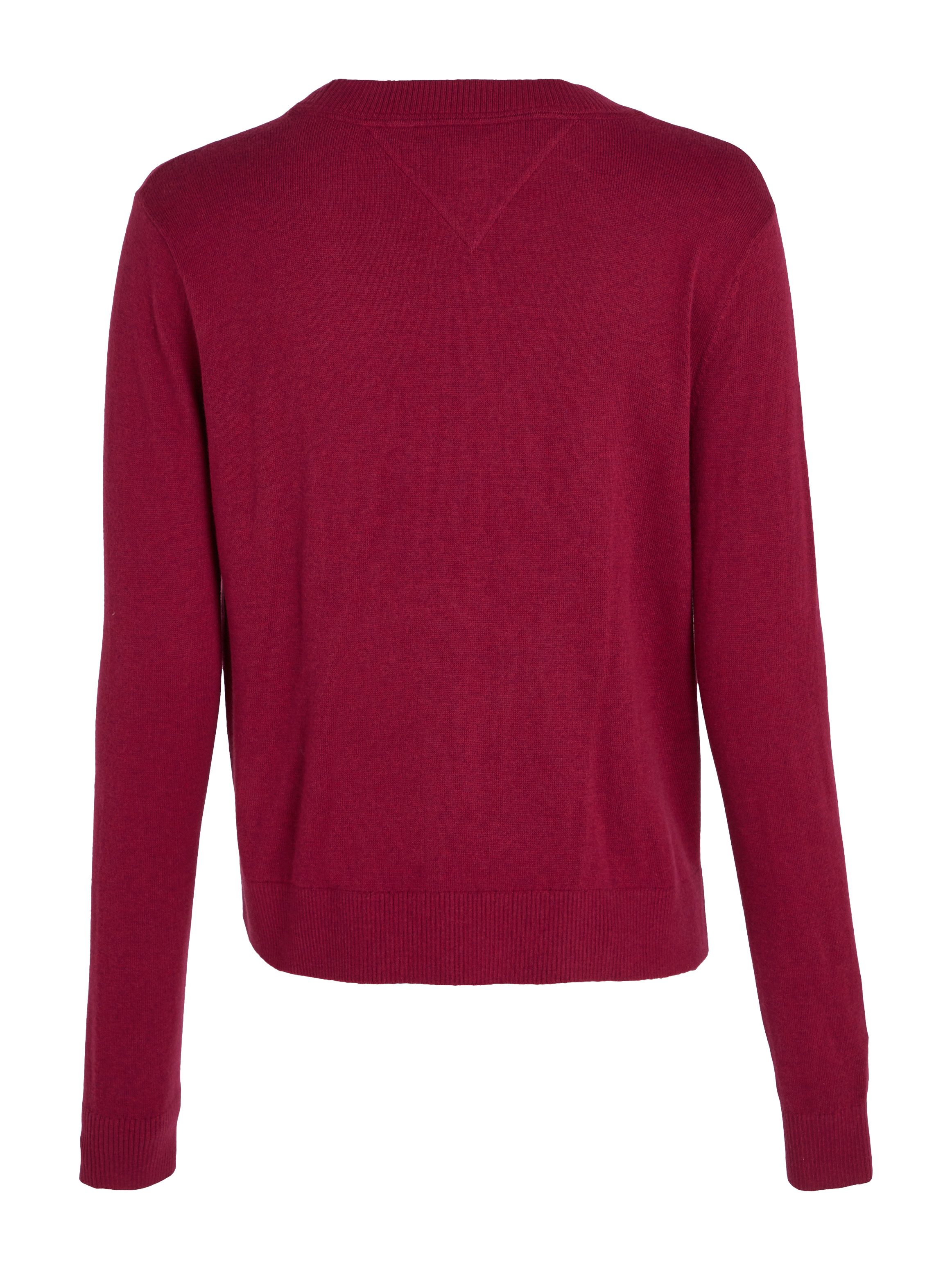 TOMMY JEANS Gebreide trui TJW ESSENTIAL VNECK SWEATER EXT