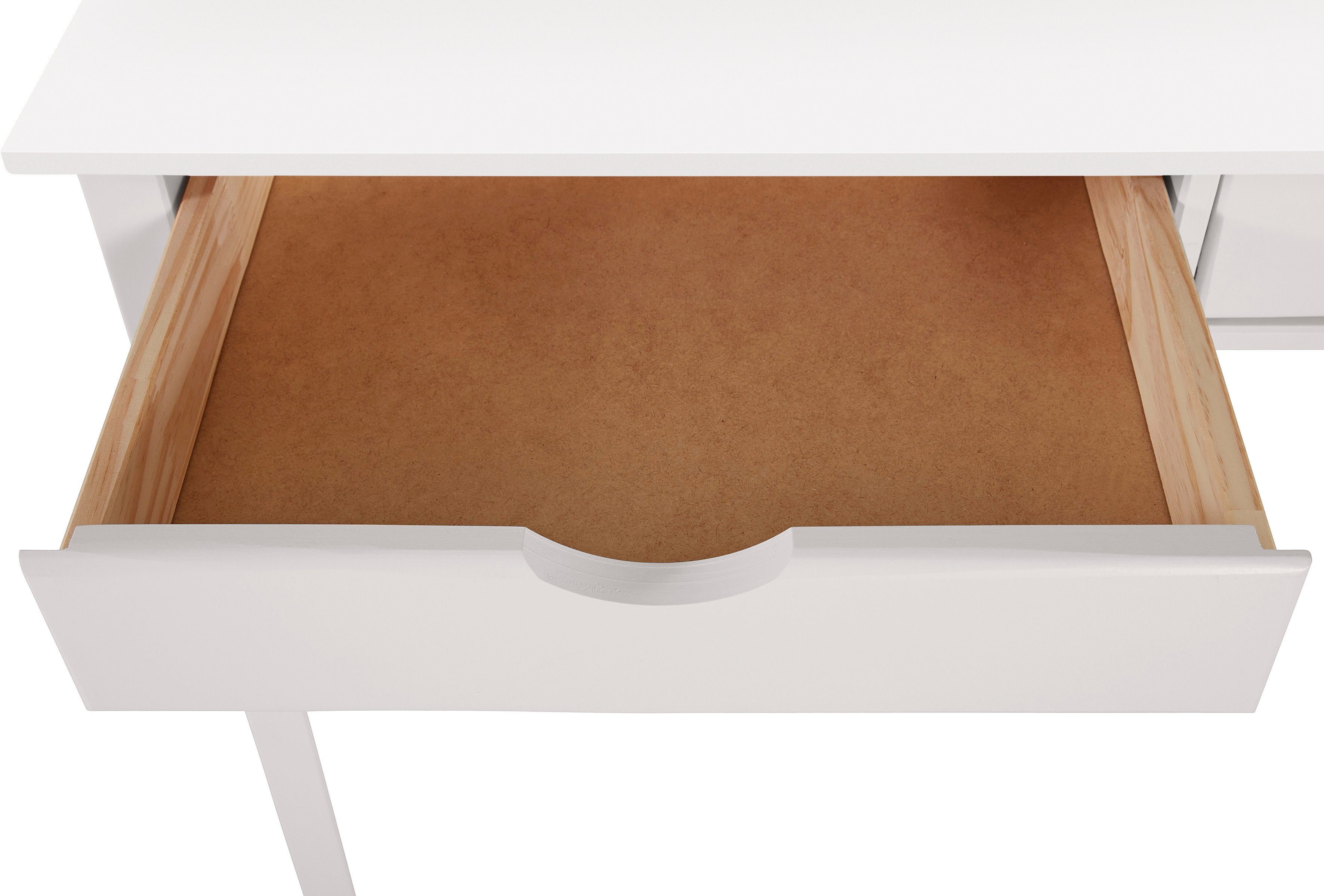 INOSIGN Bureau Gava Grenenhout, verzonken grepen, verschillende kleurvarianten, breedte 100 cm