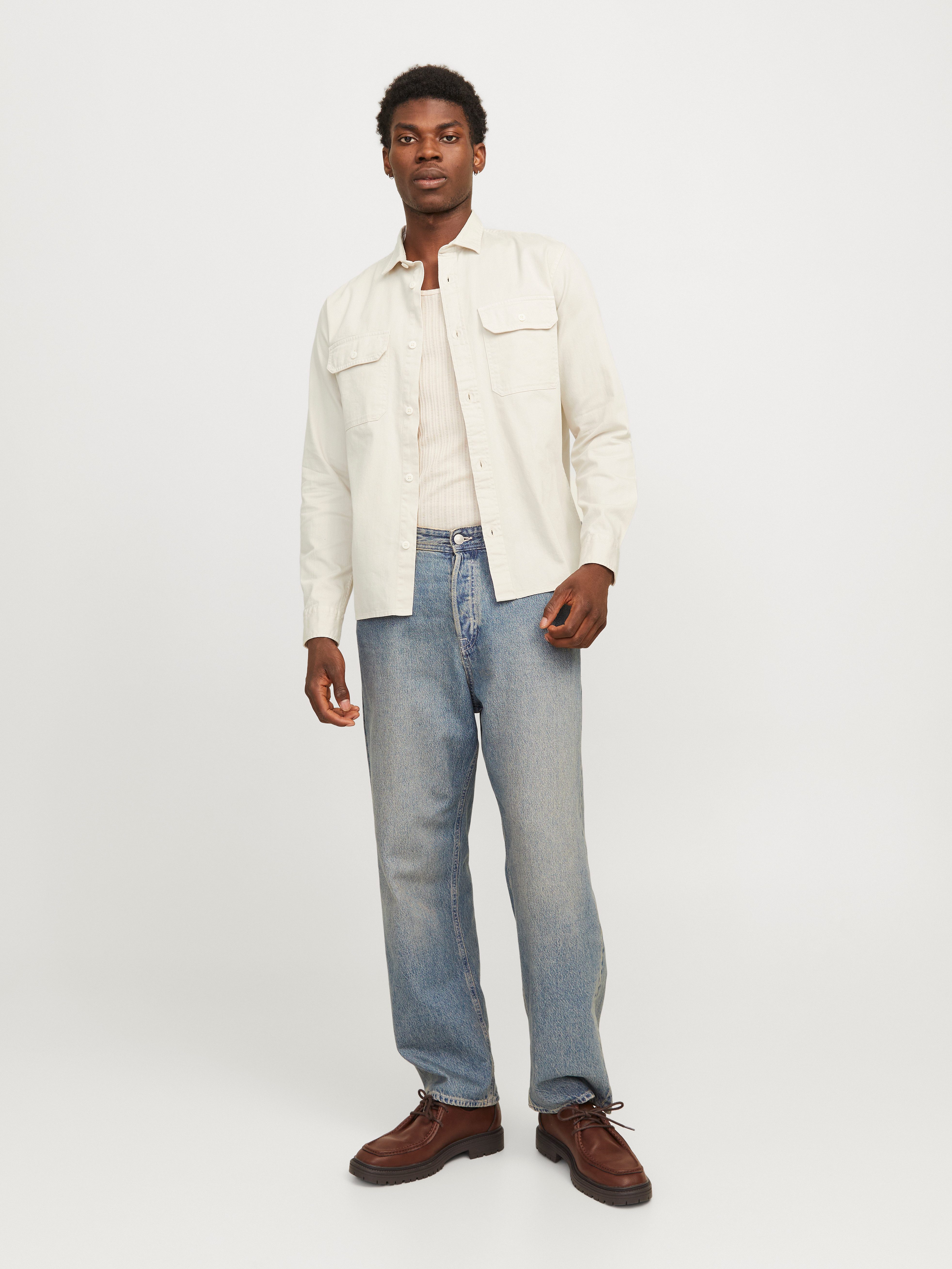 Jack & Jones Overhemd met lange mouwen JJETRAVIS SHIRT LS NOOS