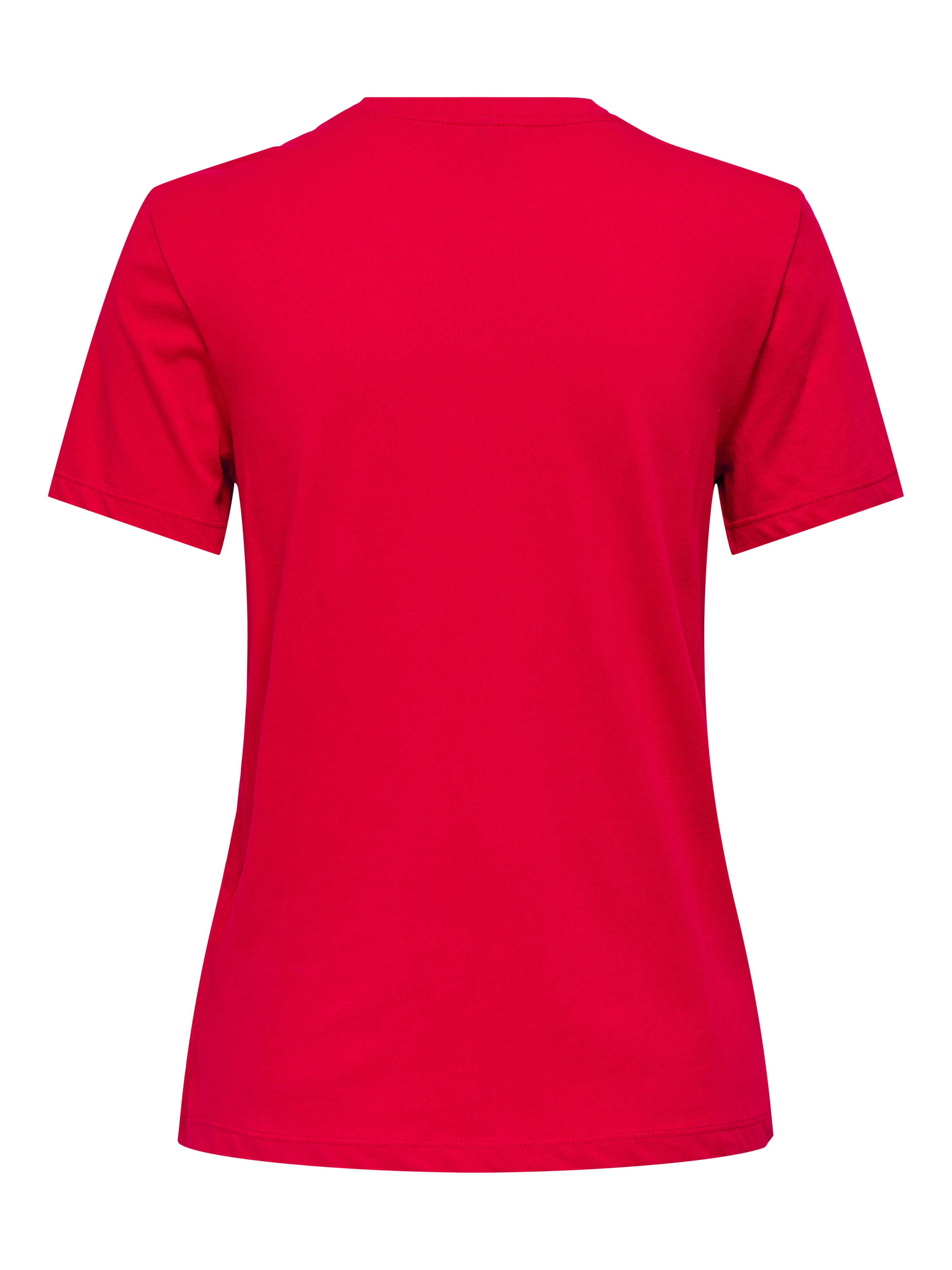 Only Shirt met ronde hals ONLXMAS YRSA CHRISTMAS REG S/S TOP JRS