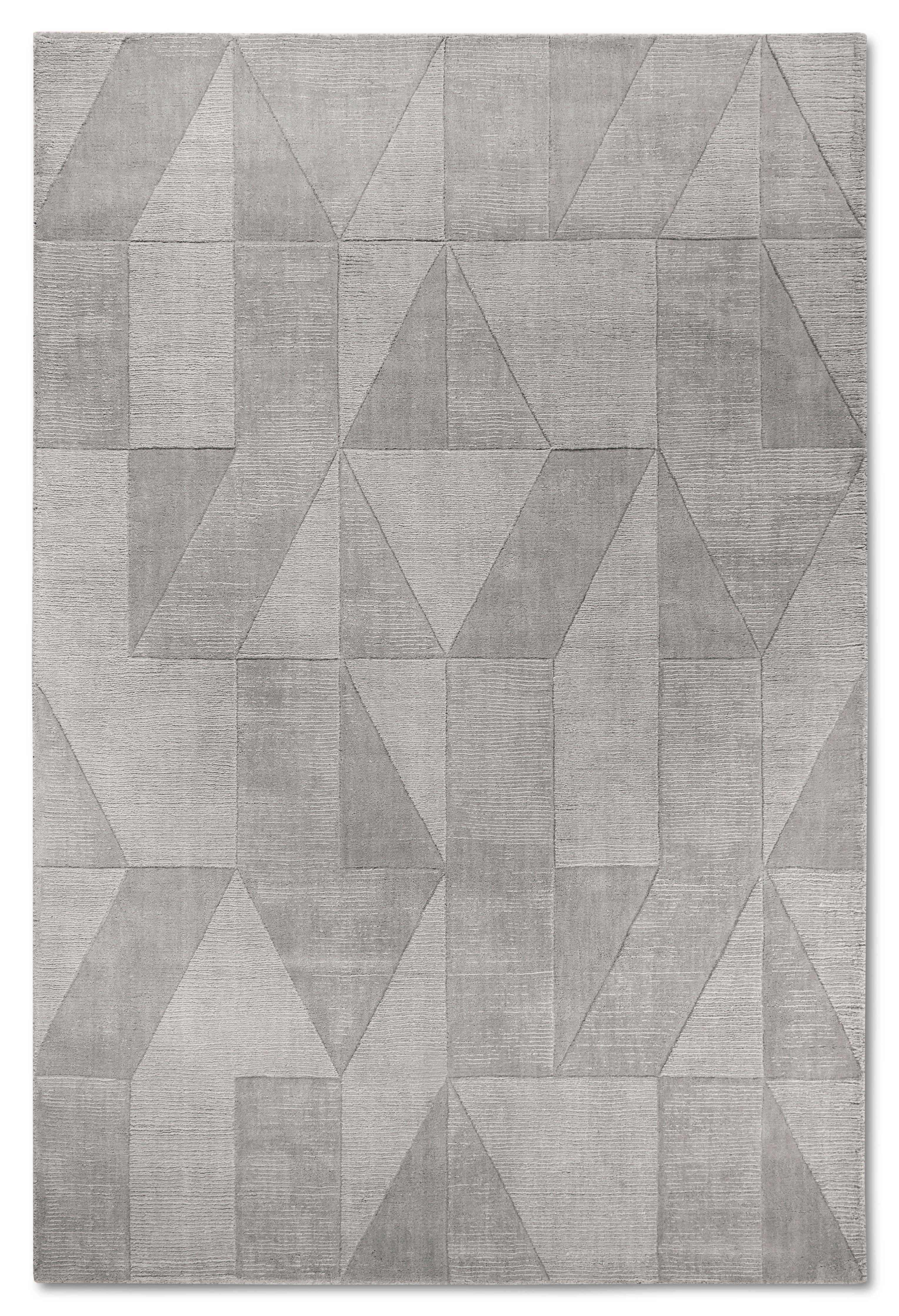Villeroy & Boch Wollen kleed Ursule Loper, handgeweven, wol, natuur, woonkamer, geometrie, boho