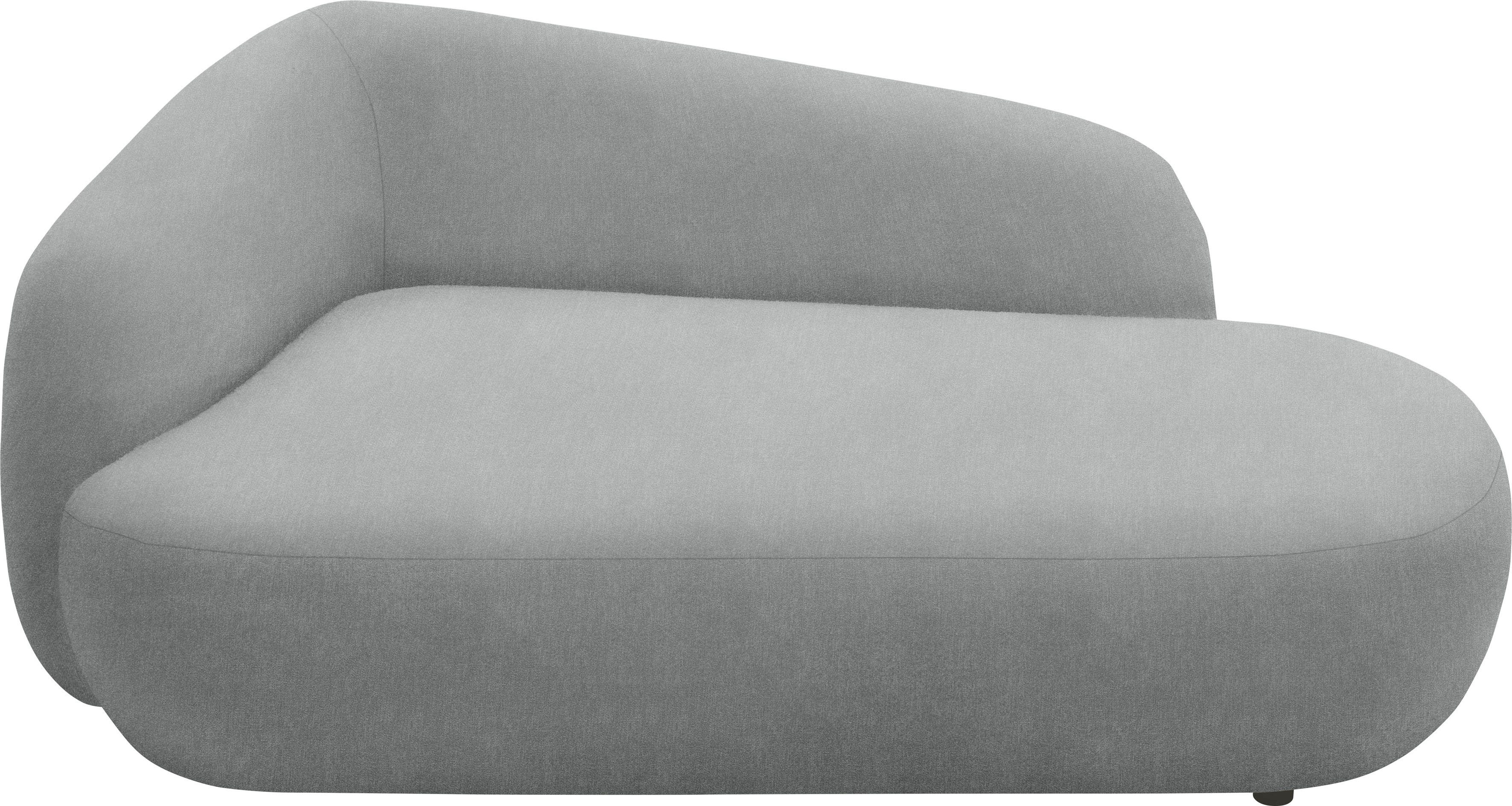 andas Récamier Björnar incl. reversible-sierkussen: bloemmotief, resp. uni, Binnenvering, armleuning links of rechts naar keuze, B/D/H: 183x105x75 cm