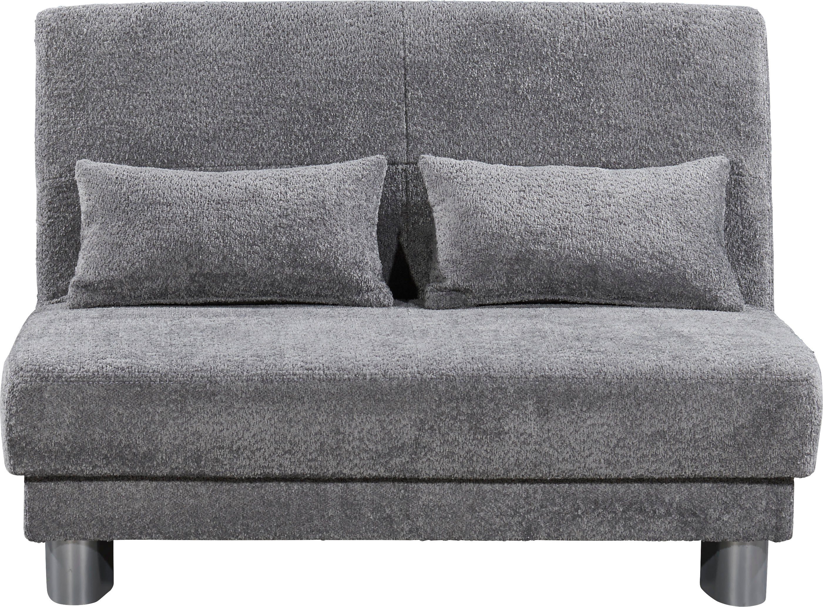INOSIGN Slaapbank GINA in een handomdraai van bank in bed te veranderen grijs, slaapbanken, Breedte ligoppervlak: 120 cm, Lengte ligoppervlak: 195 cm