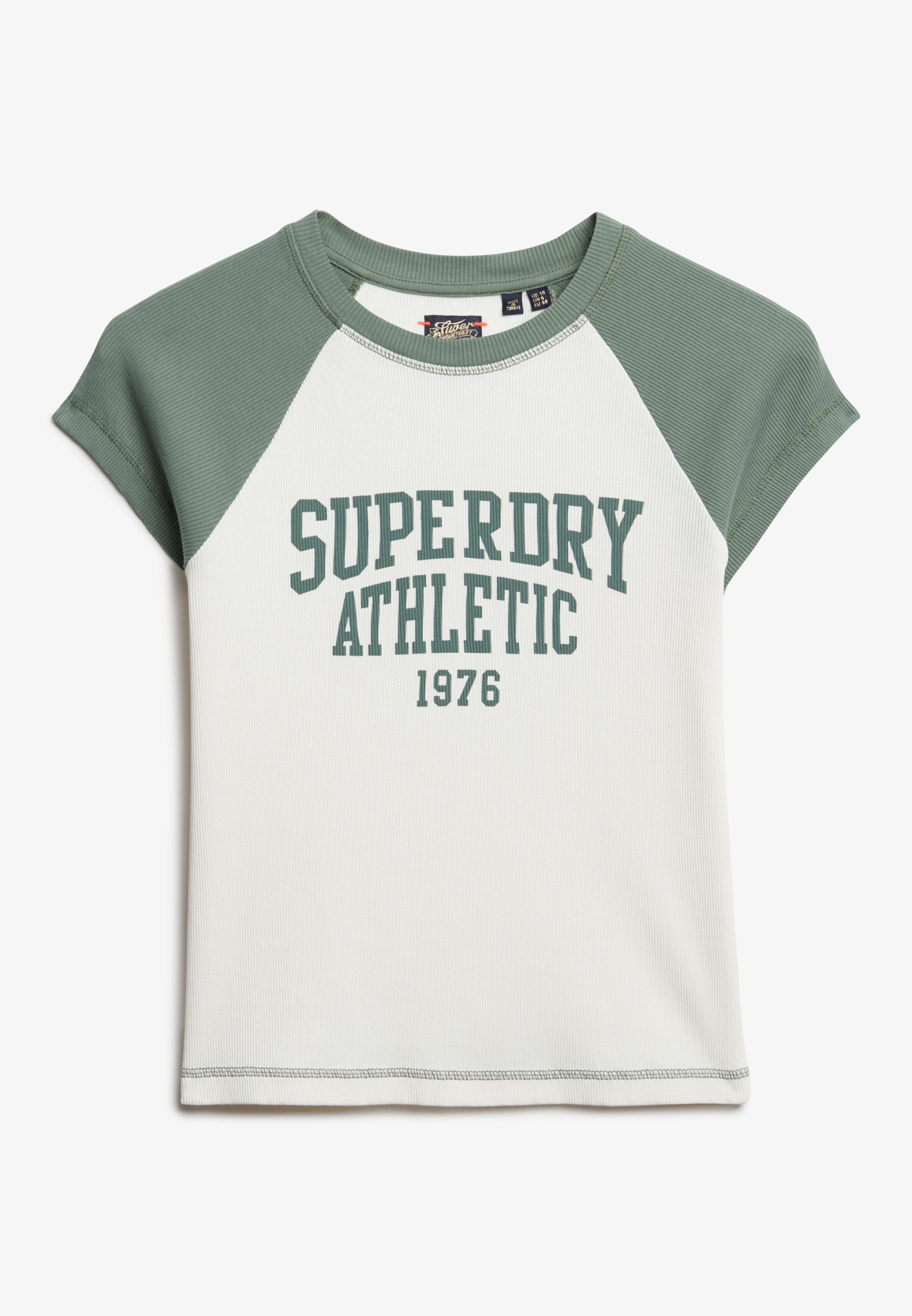 Superdry Shirt met print ATH ESS RAGLAN CAP SLEEVE TEE