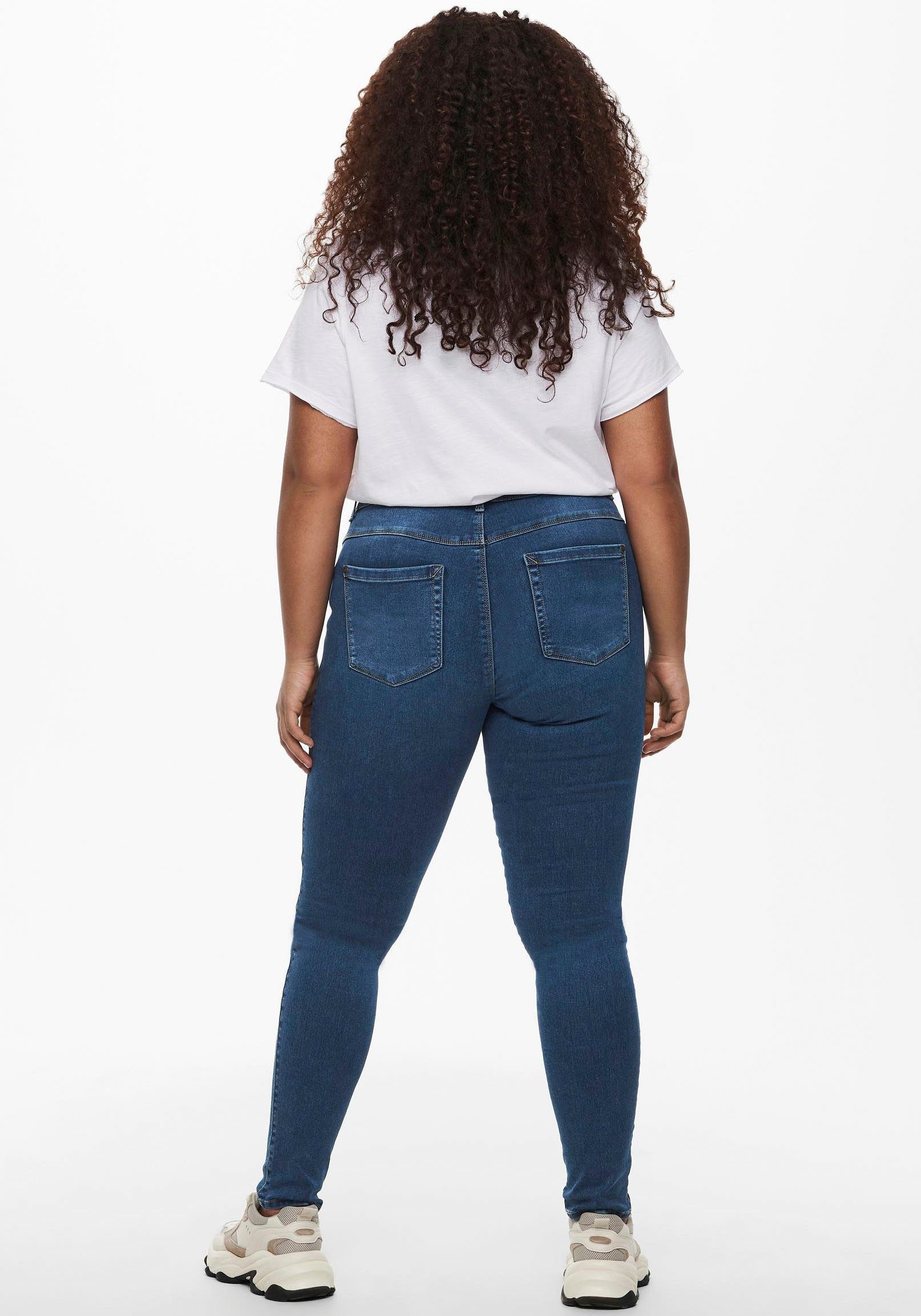 ONLY CARMAKOMA High-waist jeans CARAUGUSTA HW SK DNM