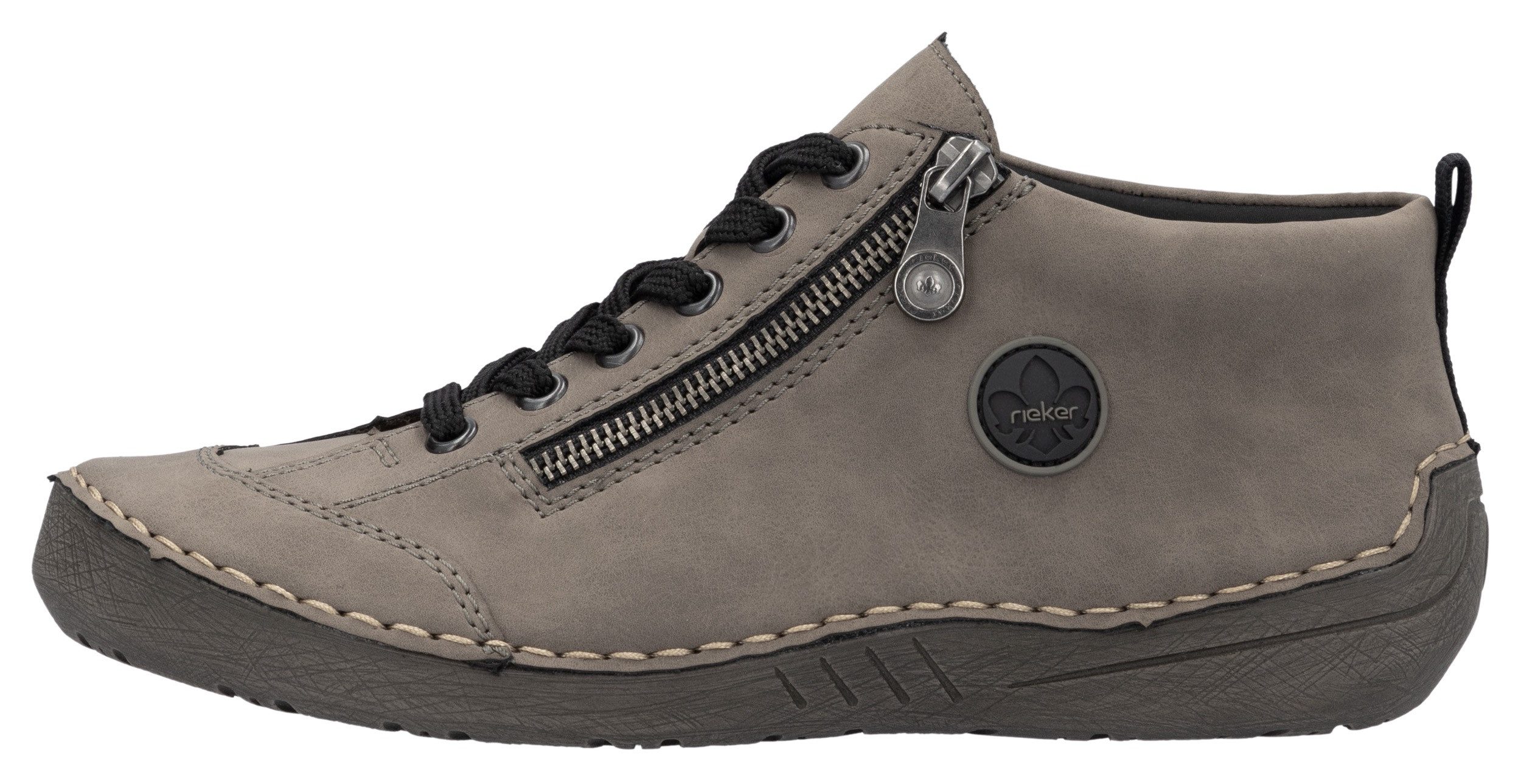 Rieker Veterschoenen sneakers, veterschoenen, outdoorschoenen met ritssluiting