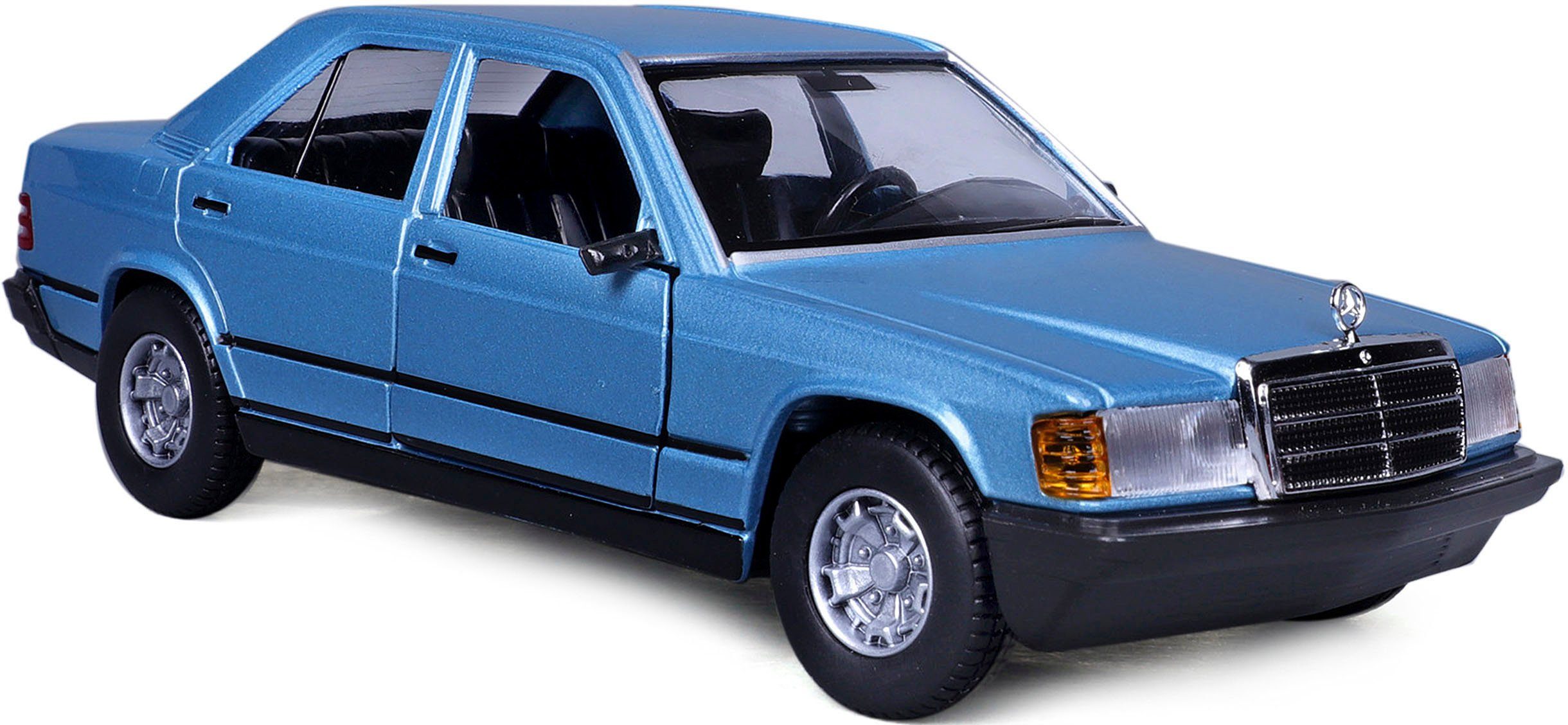 Bburago Auto op schaal Mercedes 190E ´87, blau