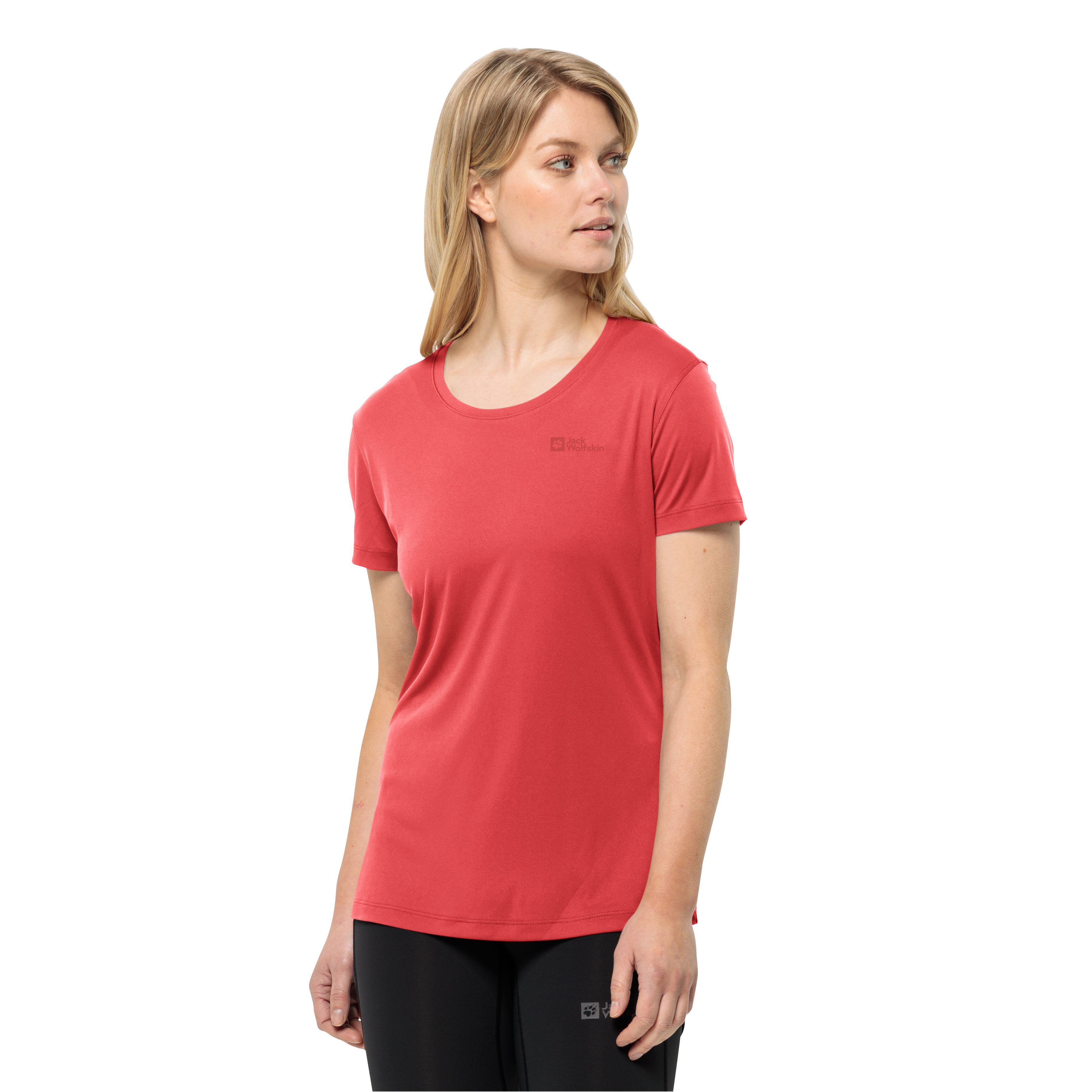 Jack Wolfskin T-shirt TECH T W met actief vochtbeheer en frisheidsfunctie