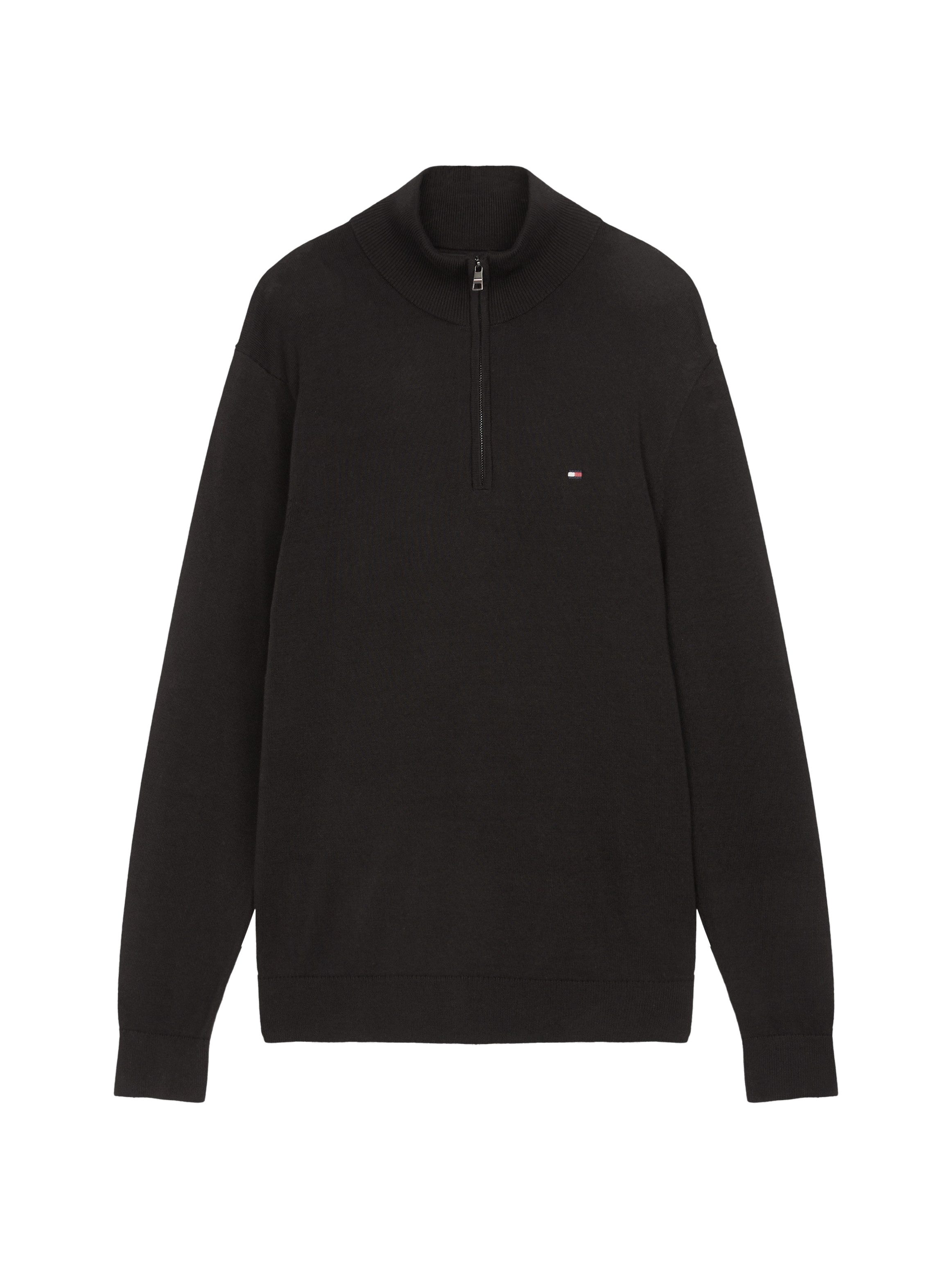 Tommy Hilfiger Schipperstrui ESSENTIAL COTTON ZIP MOCK