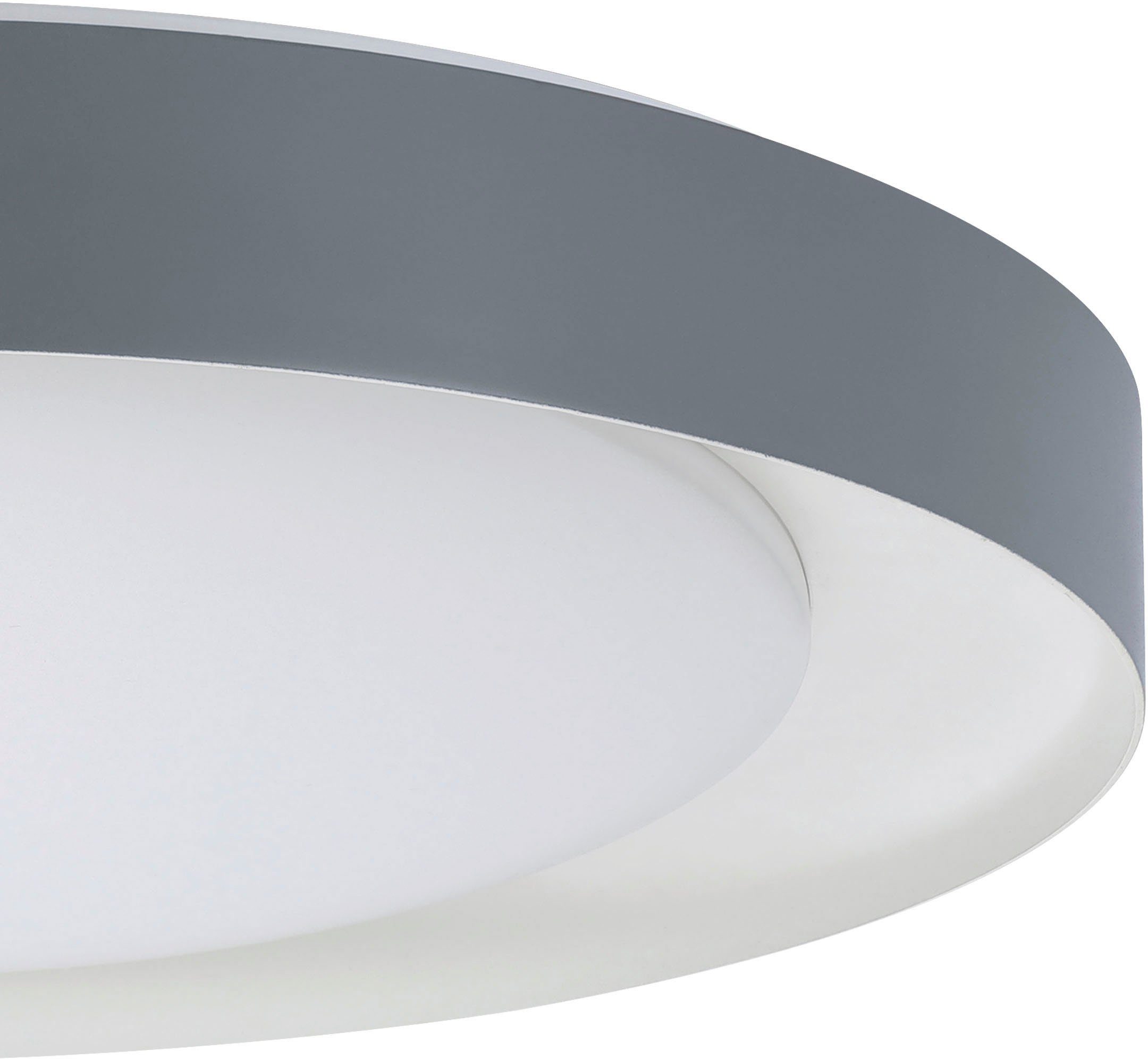 EGLO Plafondlamp LAURITO Plafondlamp in wit van staal - 24W - warmwit - koudwit (1 stuk)