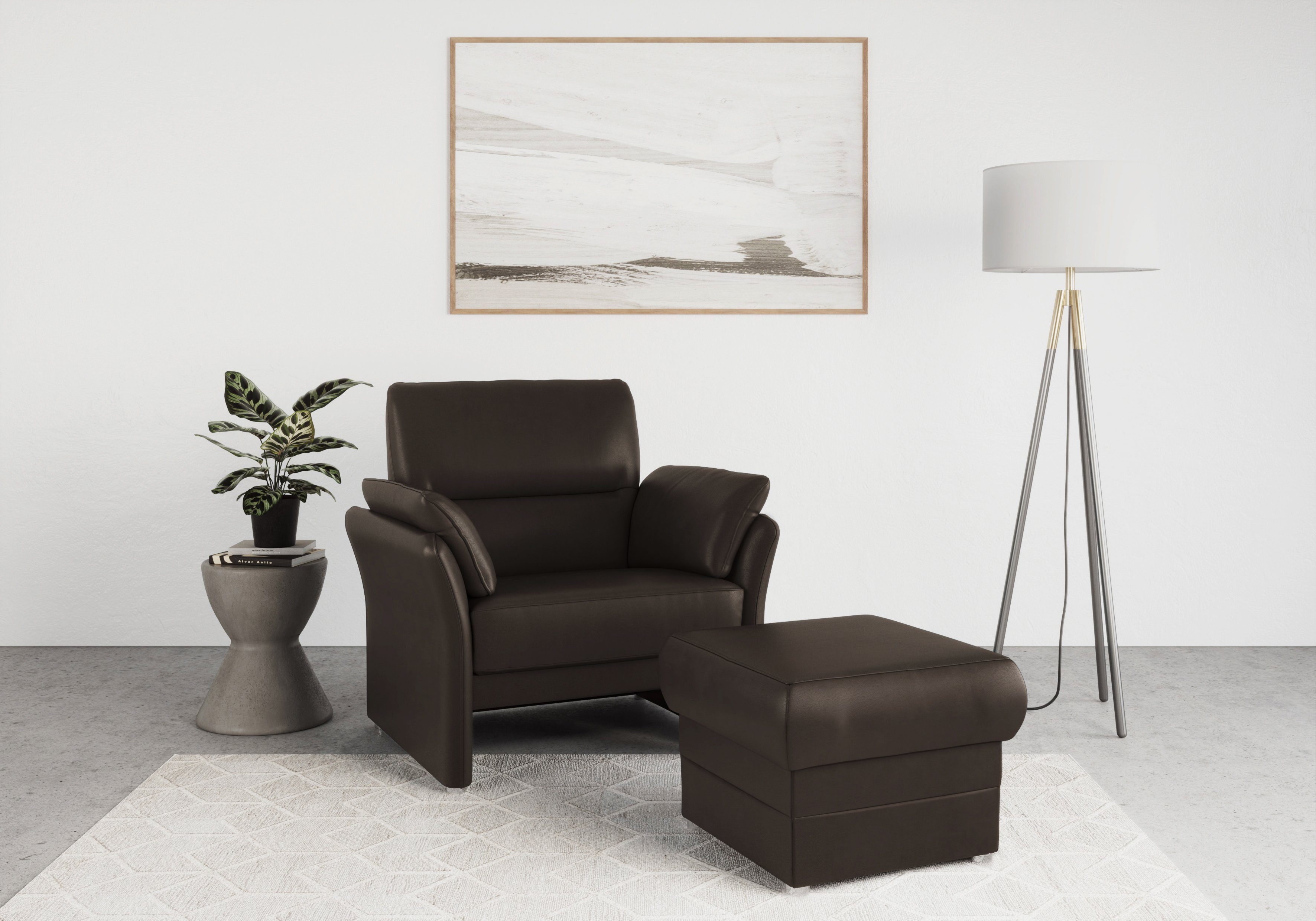 DOMO collection Fauteuil Pina elegante en tijdloze clubstoel, comfortabele cocktailsstoel