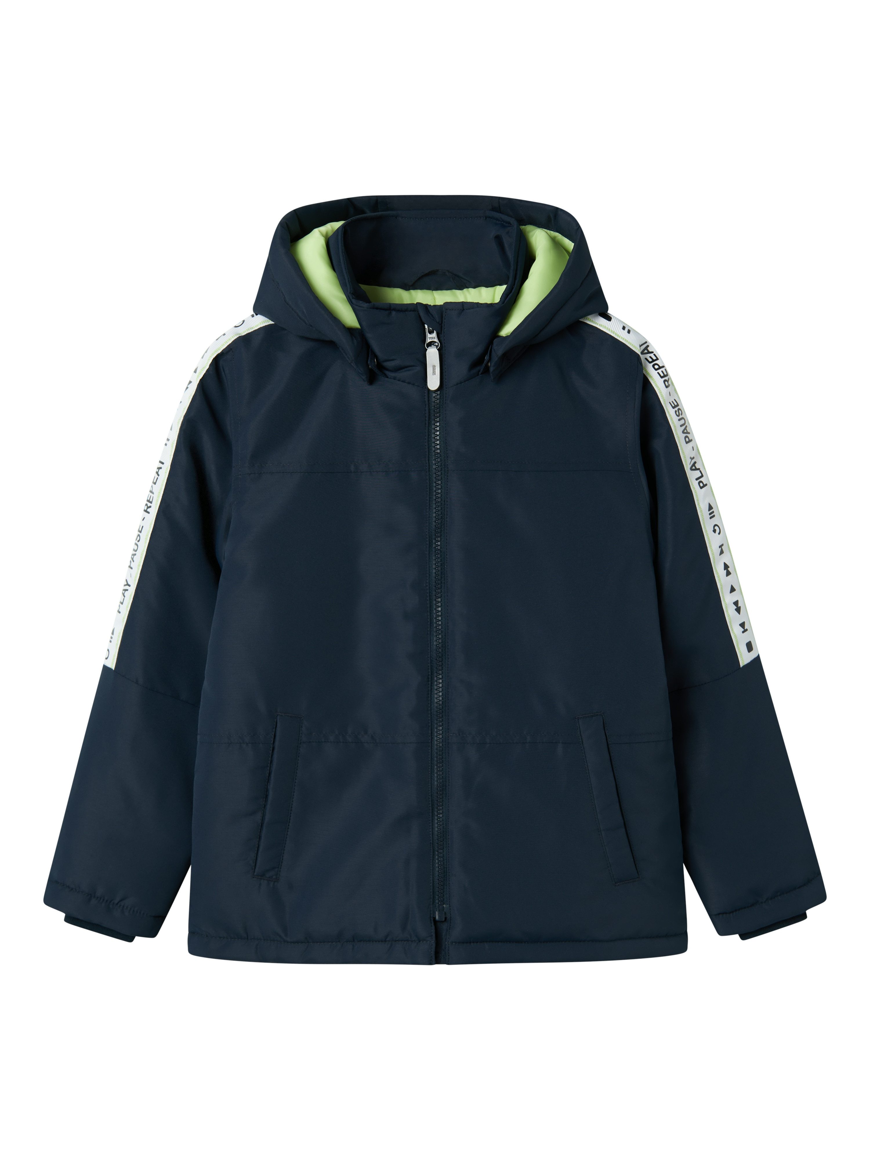 Name It Outdoorjack NKMMAX JACKET SPORTY1 met decoratieve reflecterende details