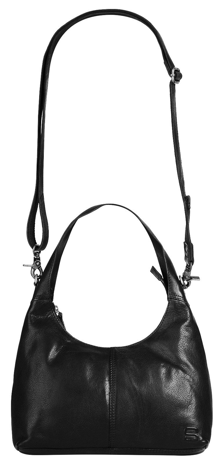 Spikes & Sparrow Schoudertas echt leder