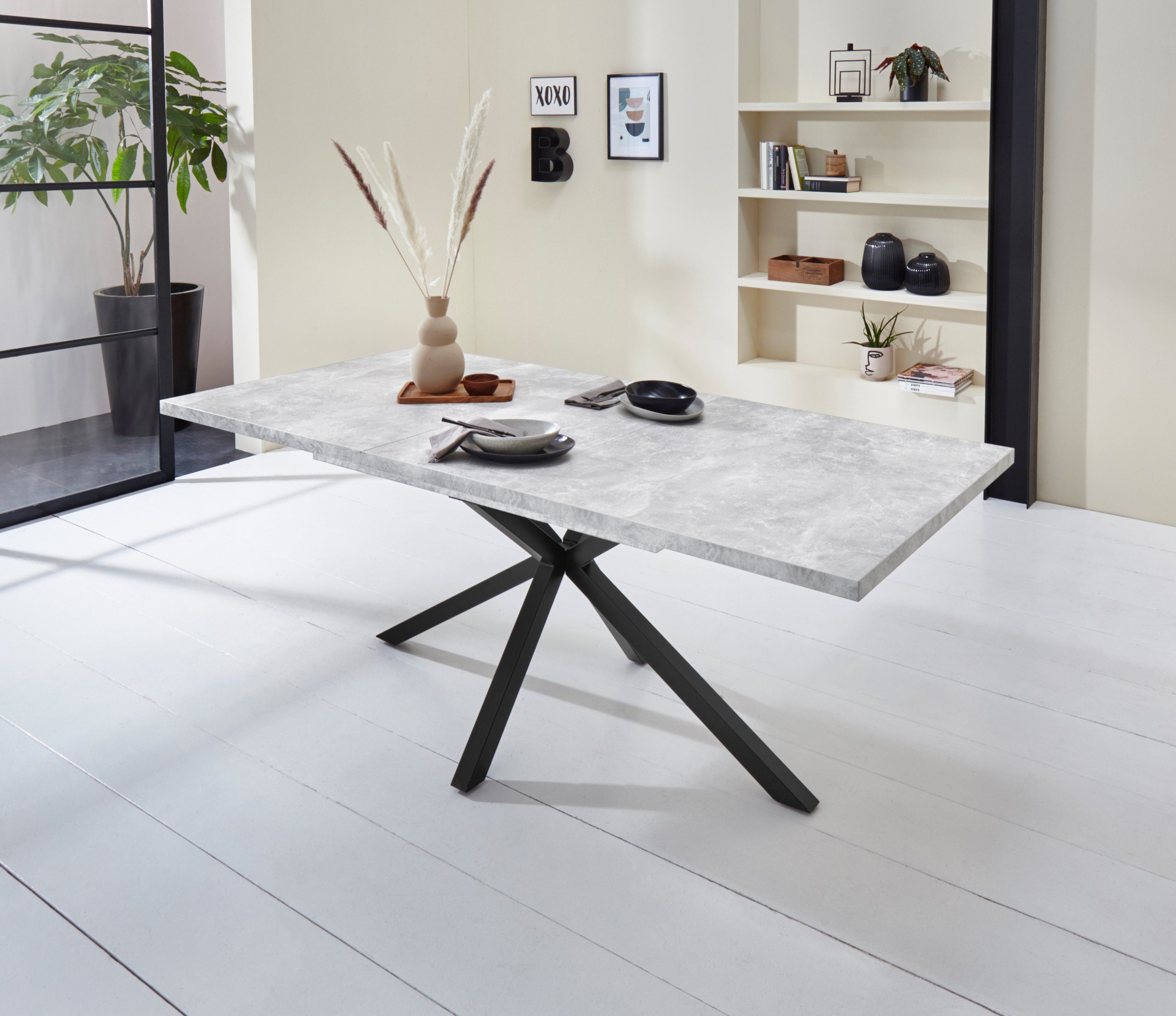 HELA Eettafel uittrekbaar 160-200 cm
