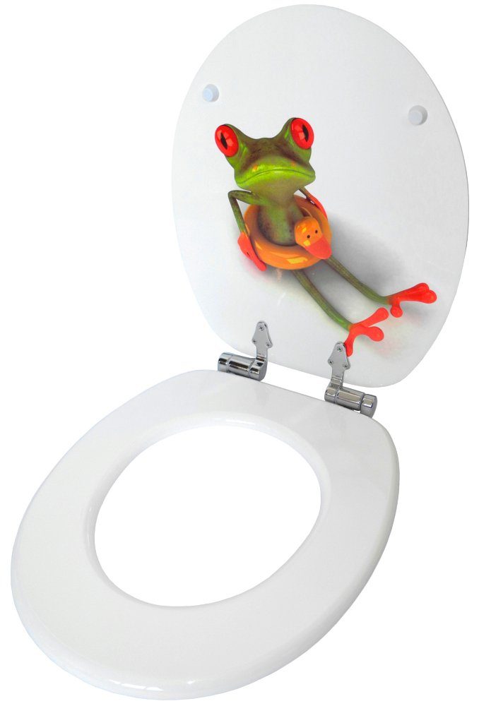 Sanilo Toiletzitting Froggy met soft-closemechanisme