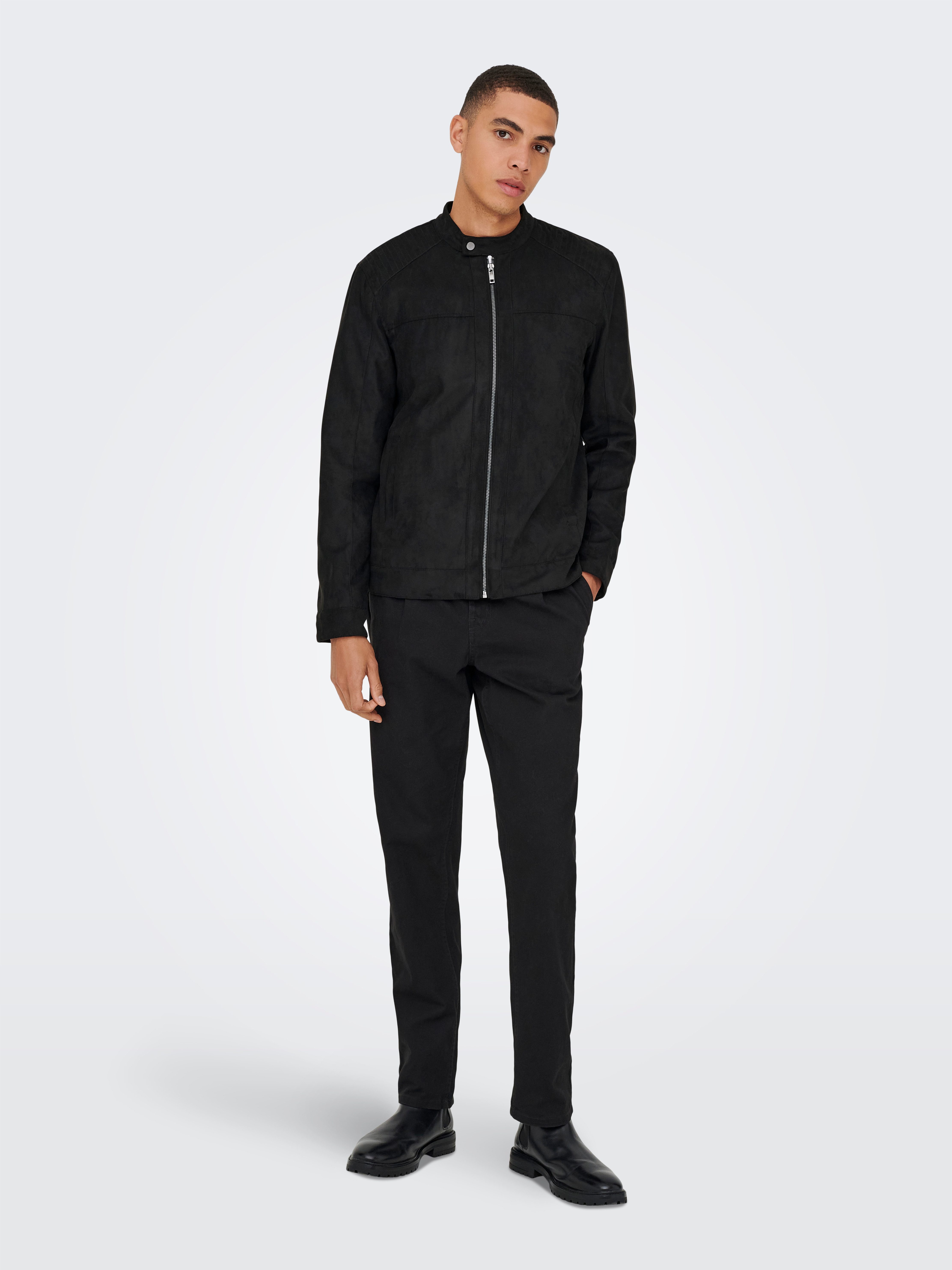 ONLY & SONS Bomberjack ONSMIKE FAKE SUEDE JACKET OTW