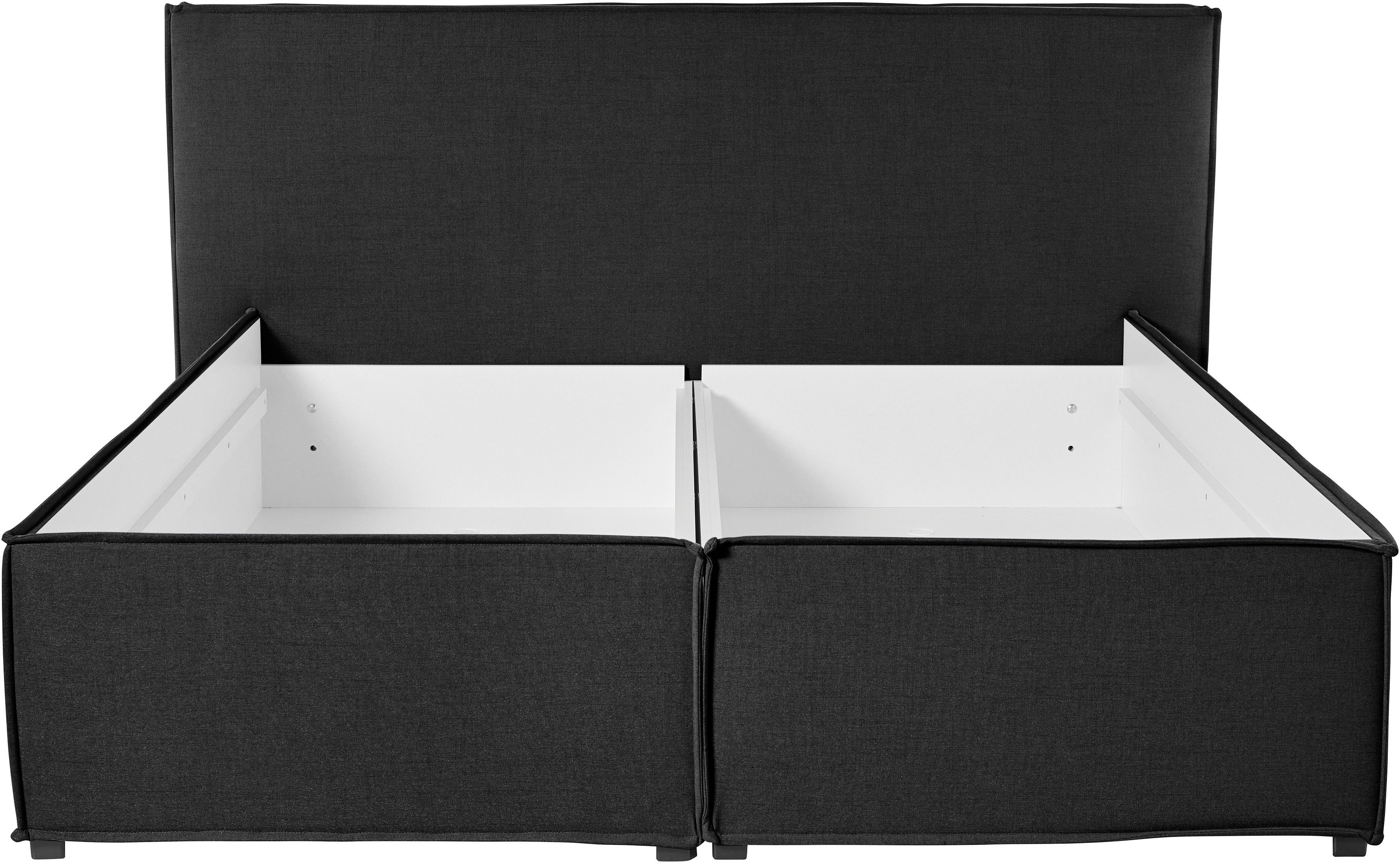 LeGer Home by Lena Gercke Gestoffeerd bed Isaline naar keuze zonder matras of met 3 matrassoorten, hoofdbordhoogte 107 cm