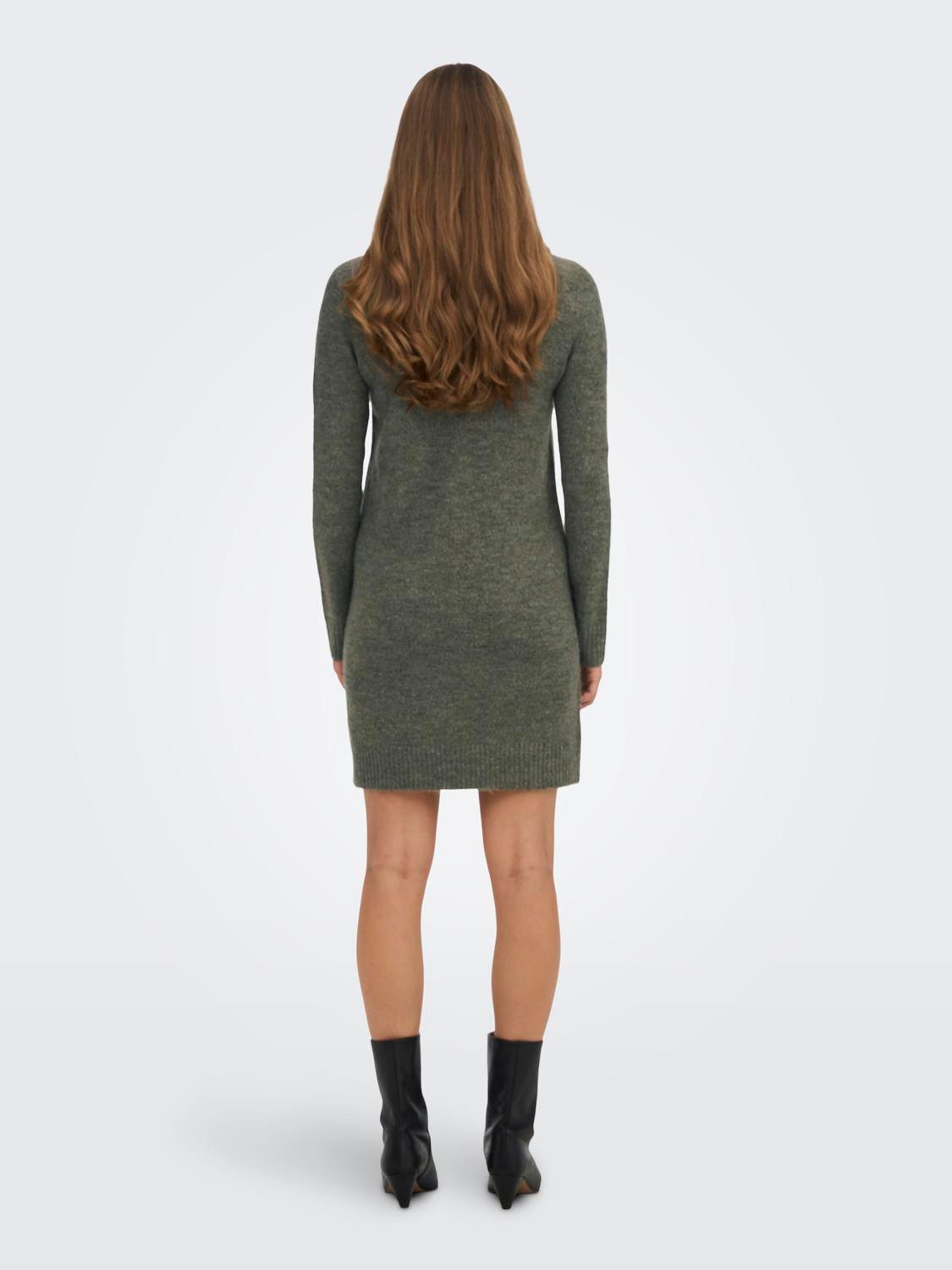 JDY Gebreide jurk ELANORA L S COWLNECK DRESS KNT NOOS