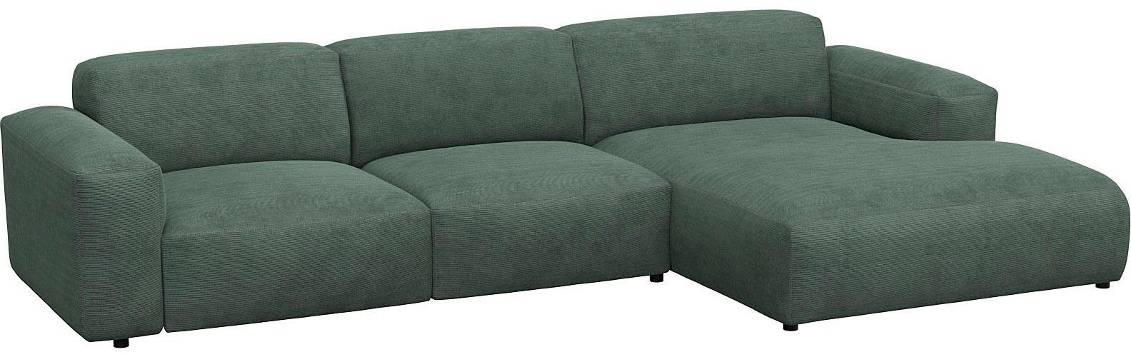 FLEXLUX Hoekbank Lucera comfortabel en comfortabel door hoogwaardige zitconstructie, L-vorm