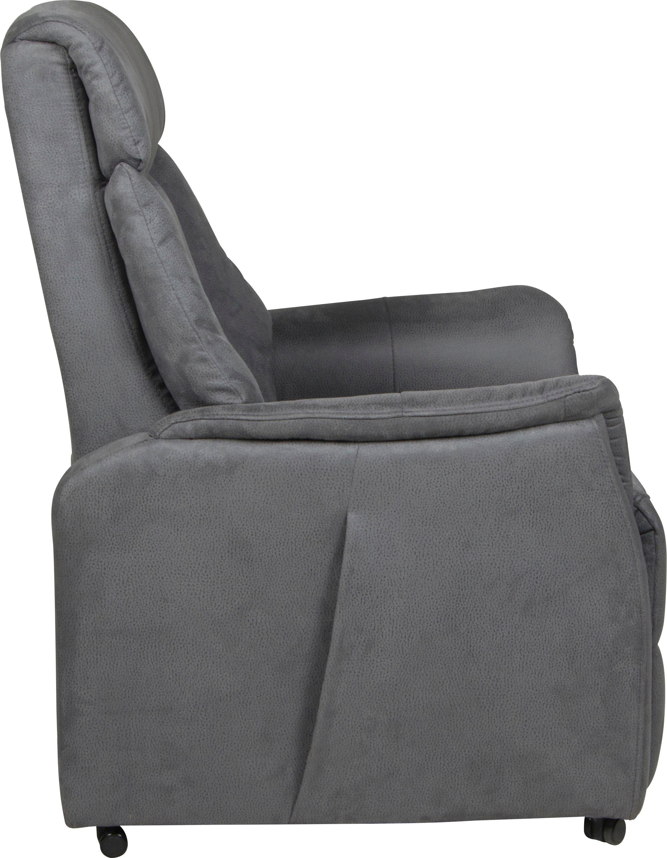Duo Collection Relaxfauteuil Sorrent met instelbare stoelverwarming, elektrische opstahulp Relaxfunctie en pocketveren binnenvering met stalen nosagvering