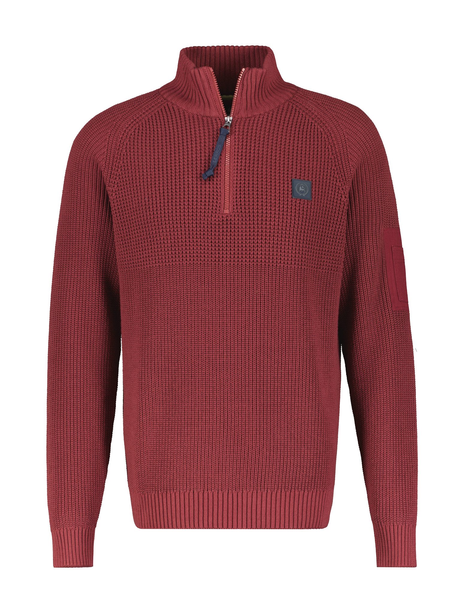 Lerros Schipperstrui met geborduurd logo heren pullovers maat XXL rood