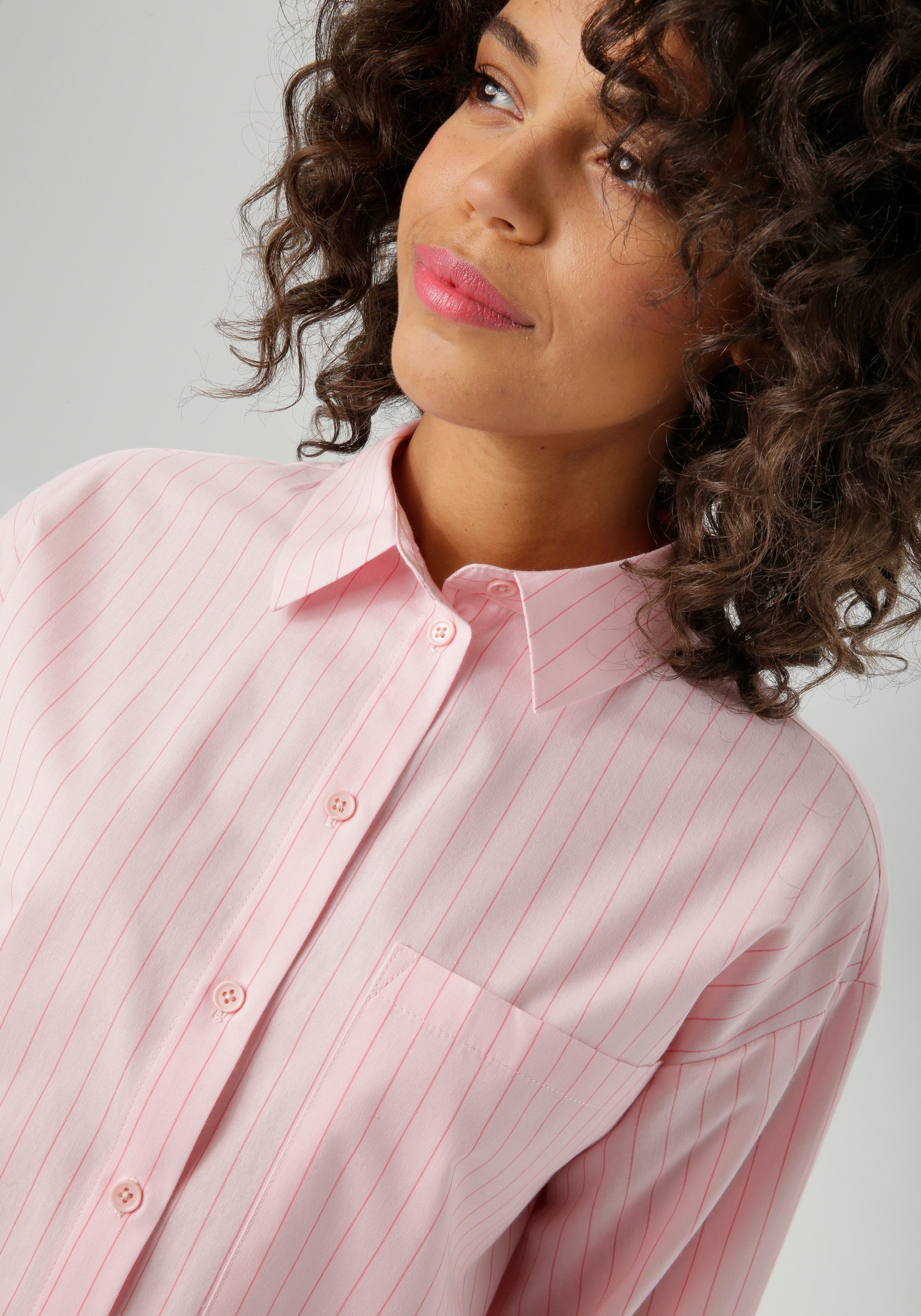Aniston CASUAL Overhemdblouse met streepdessin - nieuwe collectie