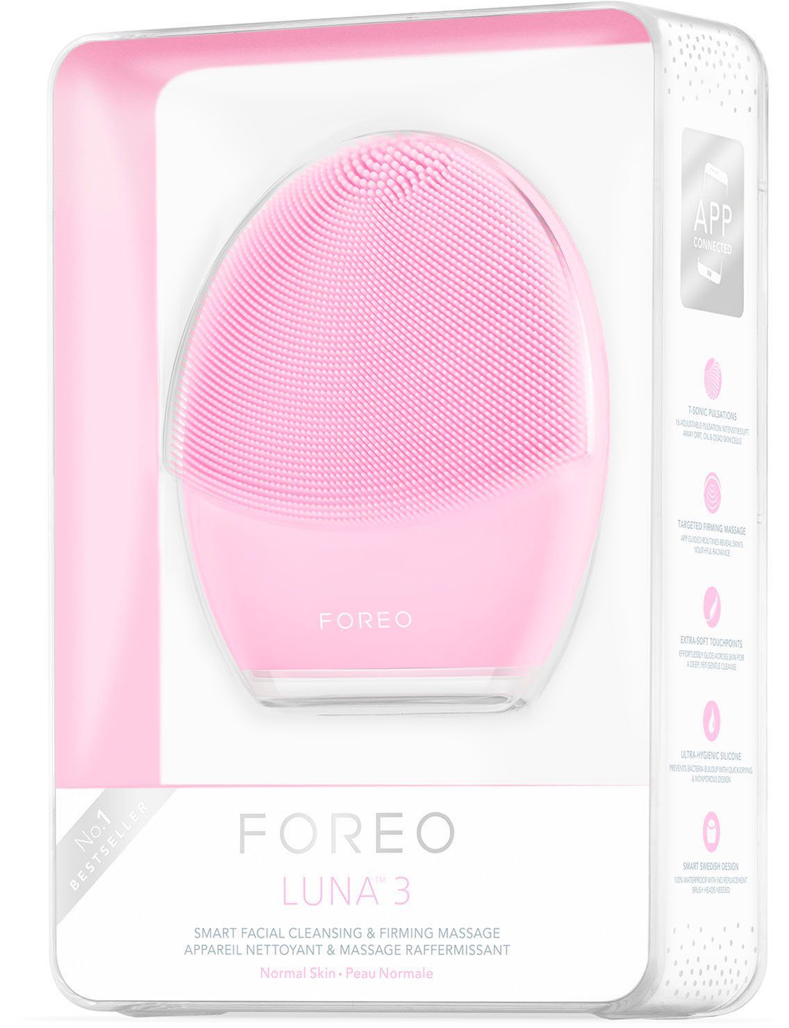 FOREO Elektrische gezichtsreinigingsborstel Luna 3 voor normale huid