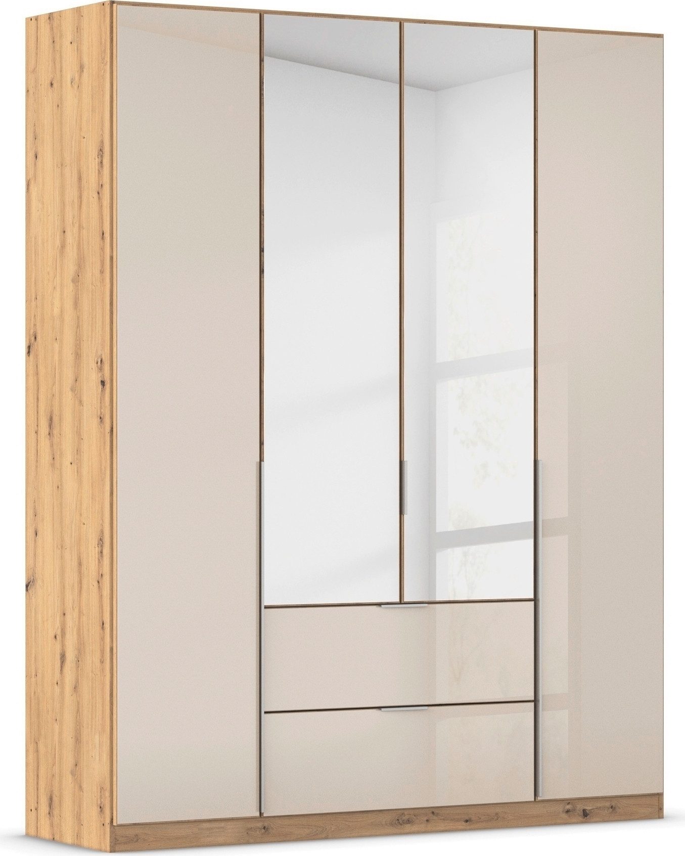 Rauch Draaideurkast Kledingkasten kast garderobe AGORDO met glazen front