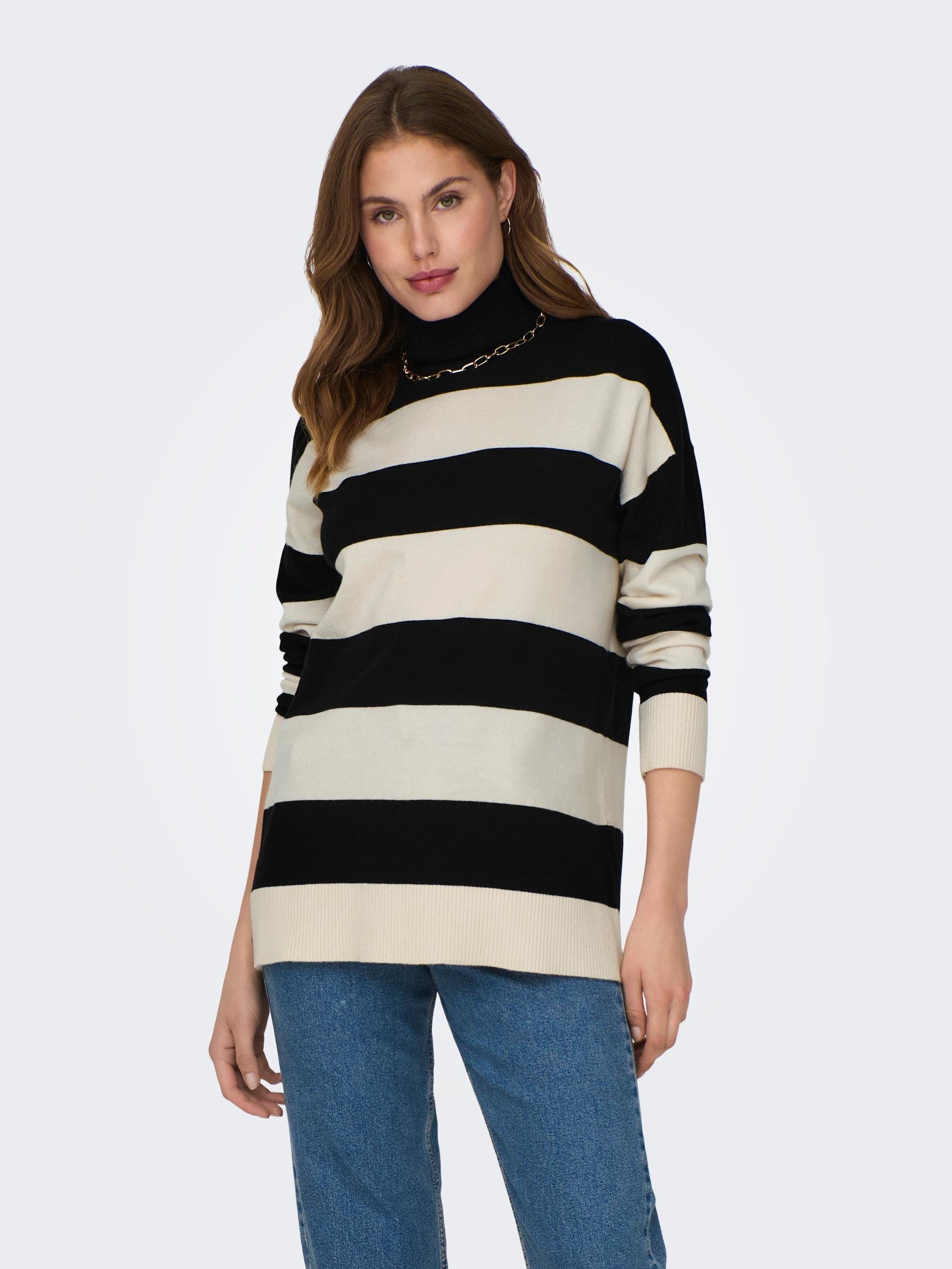 Only Coltrui ONLIBI LS LONG ROLLNECK CC KNT dames coltruien maat XS (34) zwart