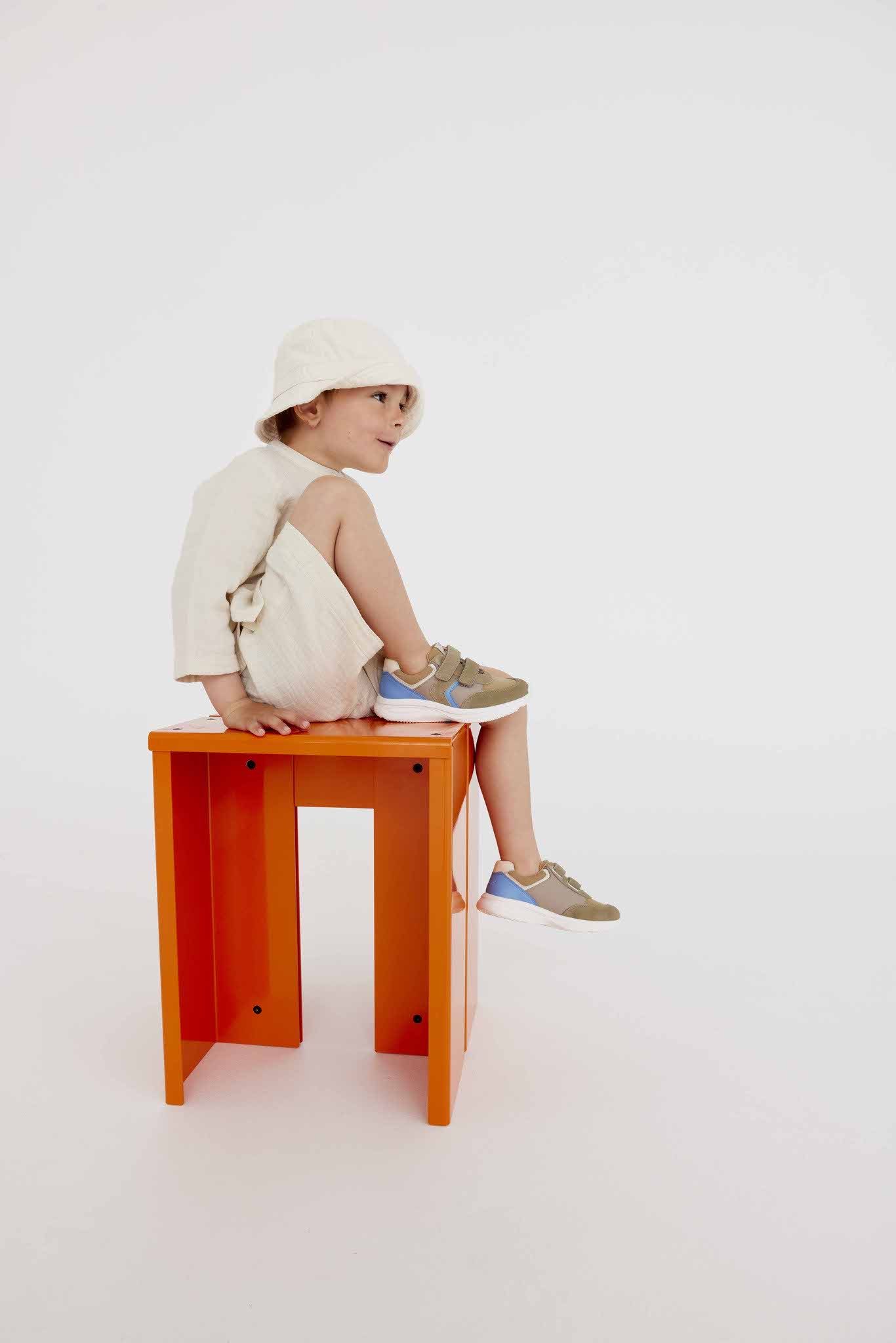 Bisgaard Sneakers Yuki Breedte: normaal , vrijetijdsschoen met leren voering, maat sjabloon te downloaden