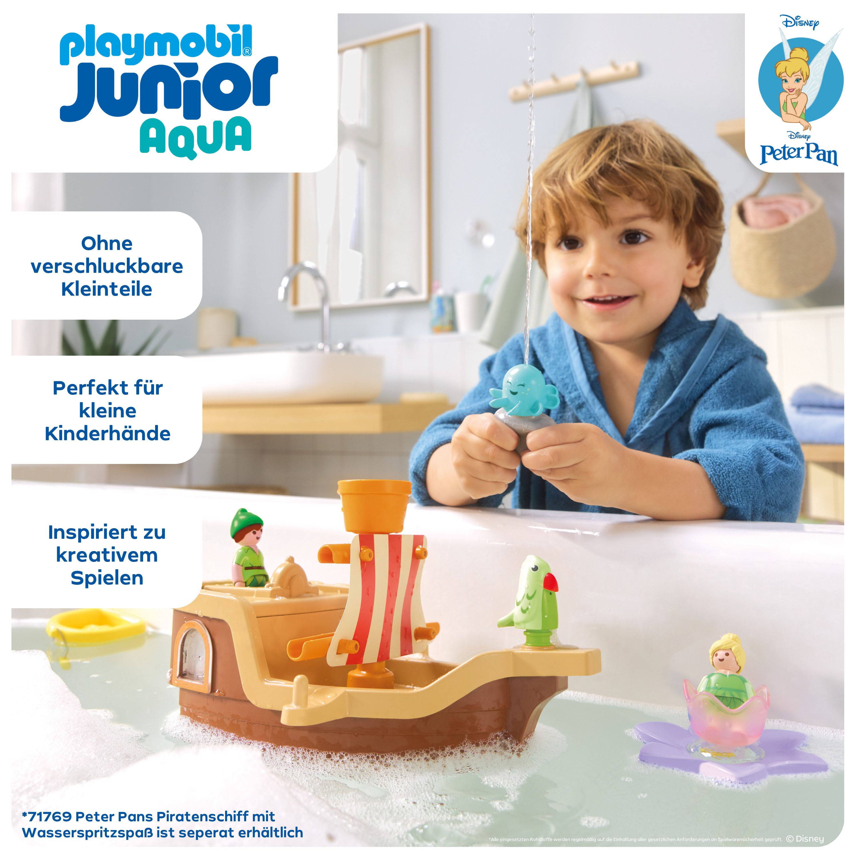 Playmobil® Constructie-speelset Tinkerbells magische Feen-Schwimmblume (71772), JUNIOR & Disney (4-delig)