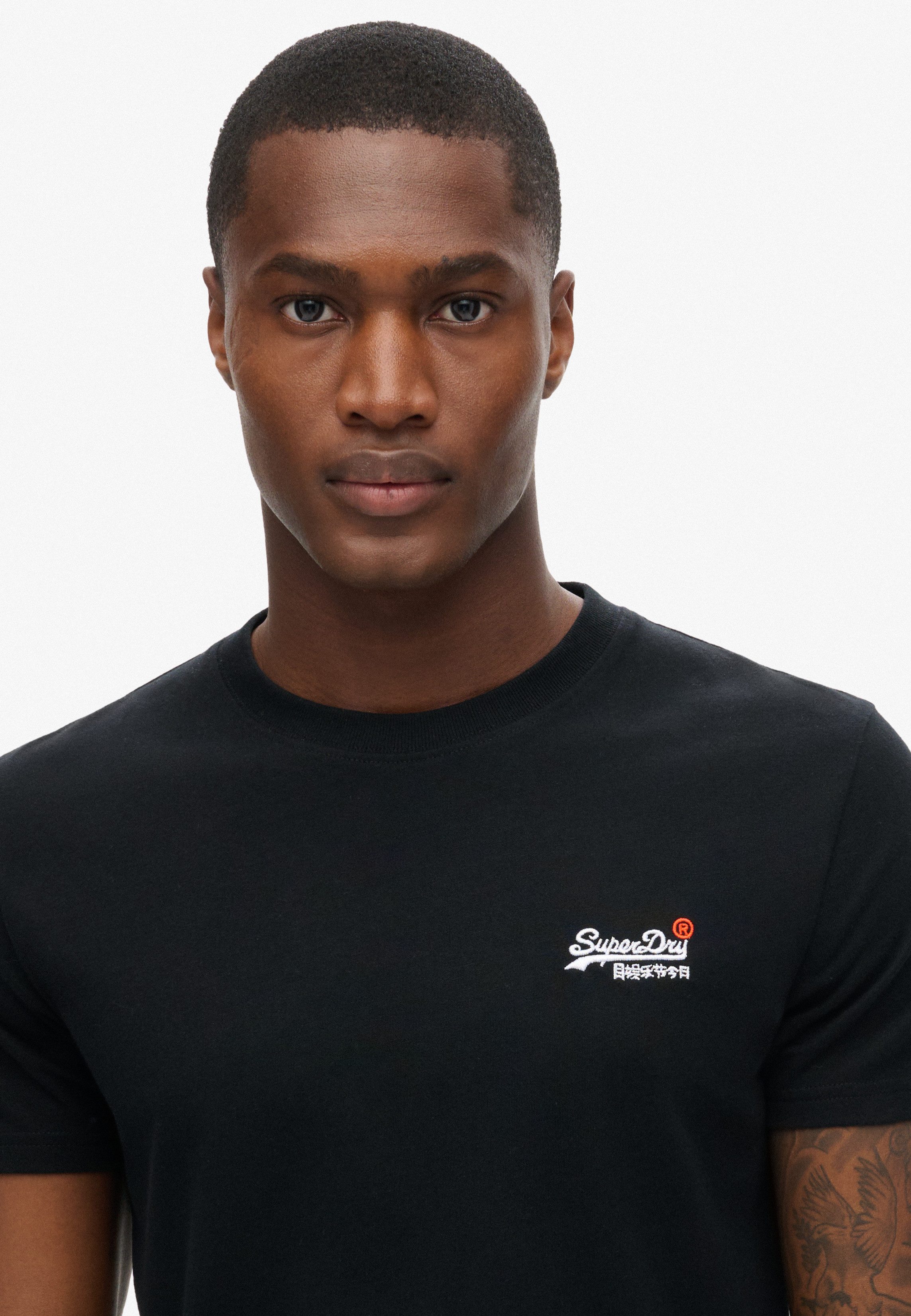 Superdry Shirt met ronde hals ESSENTIAL CONTRAST EMB TEE