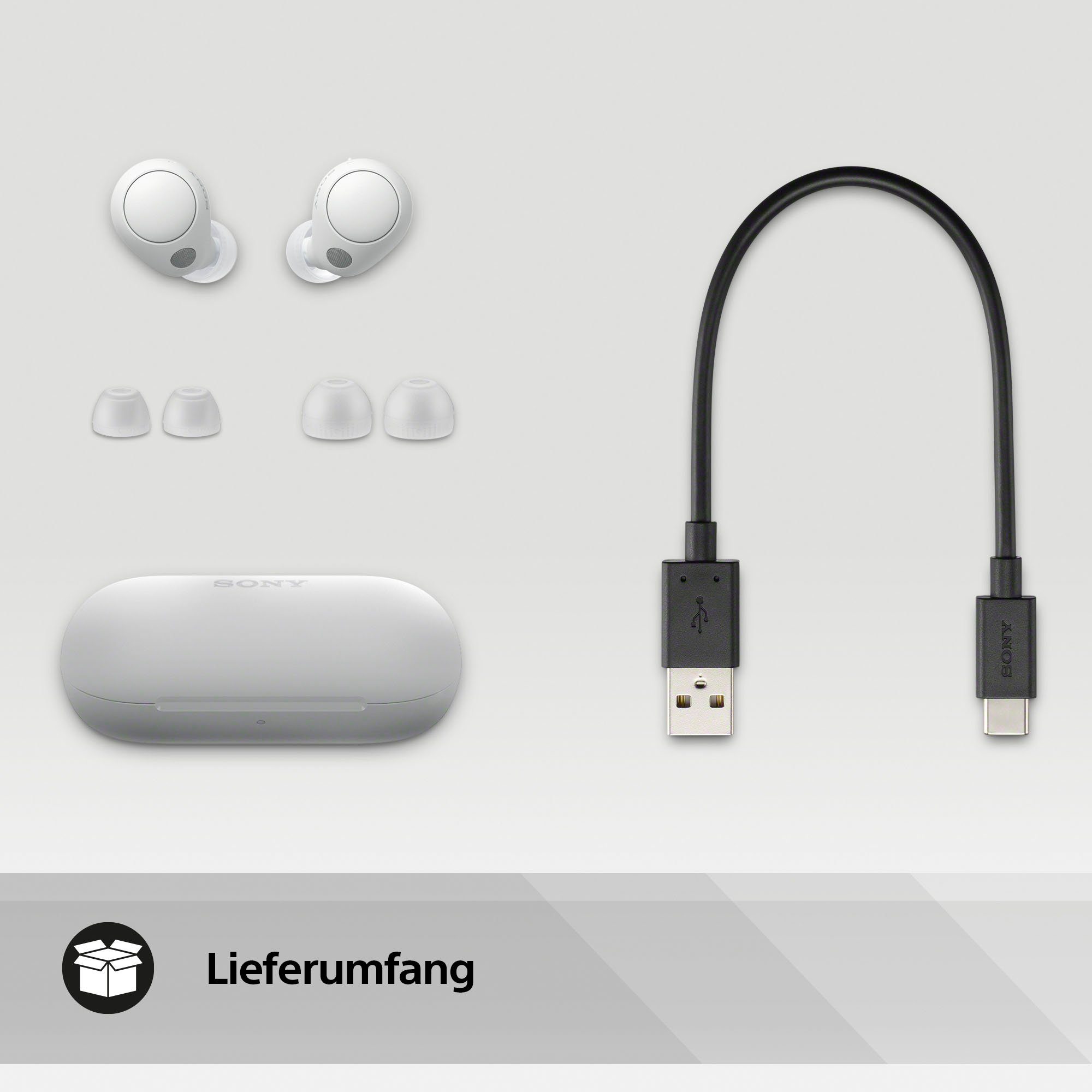 Sony In-ear-oordopjes WF-C700N tot 20 uur batterijduur, multipoint connection