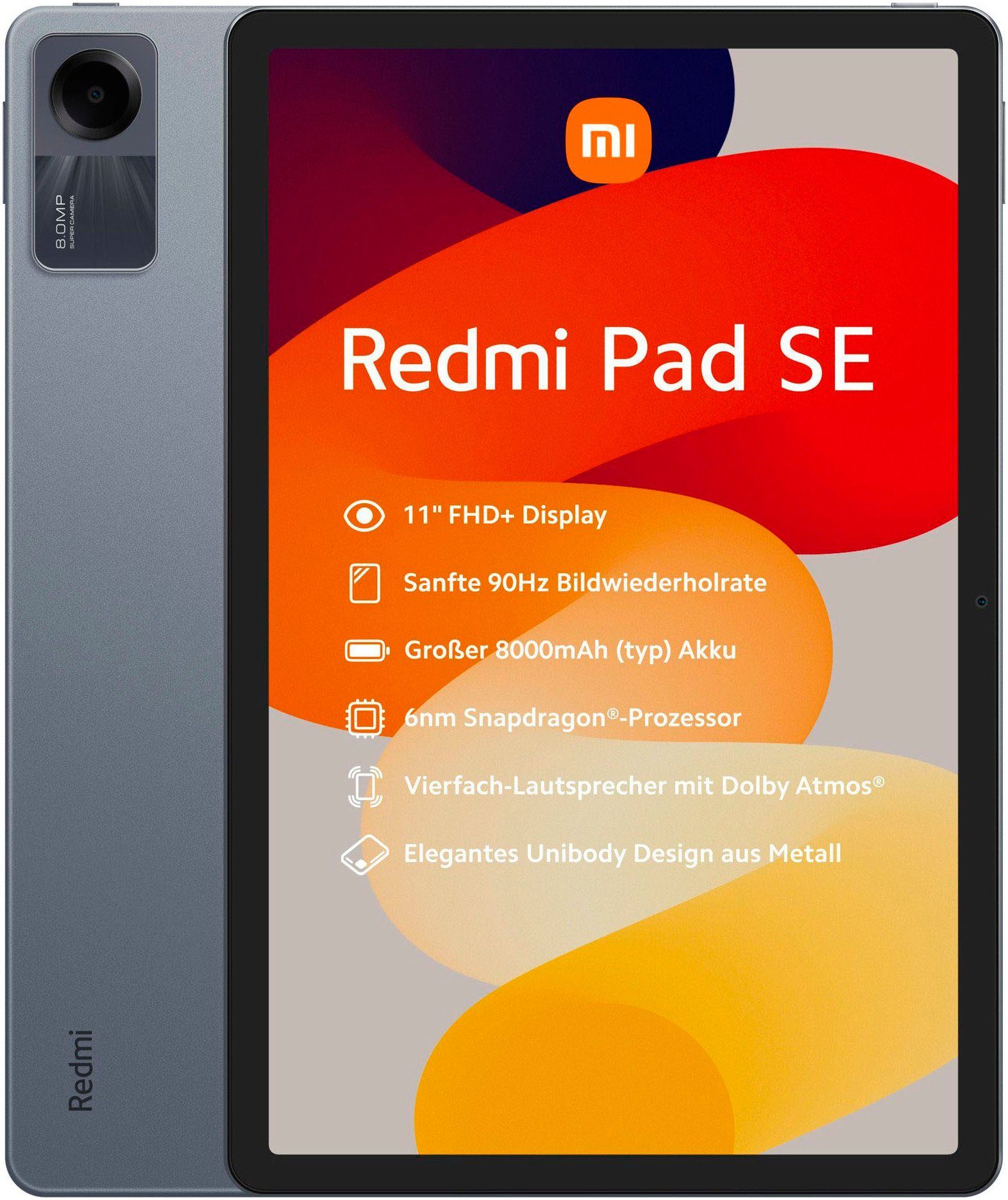 Xiaomi Tablet Redmi Pad SE 4+128GB, 11", Android