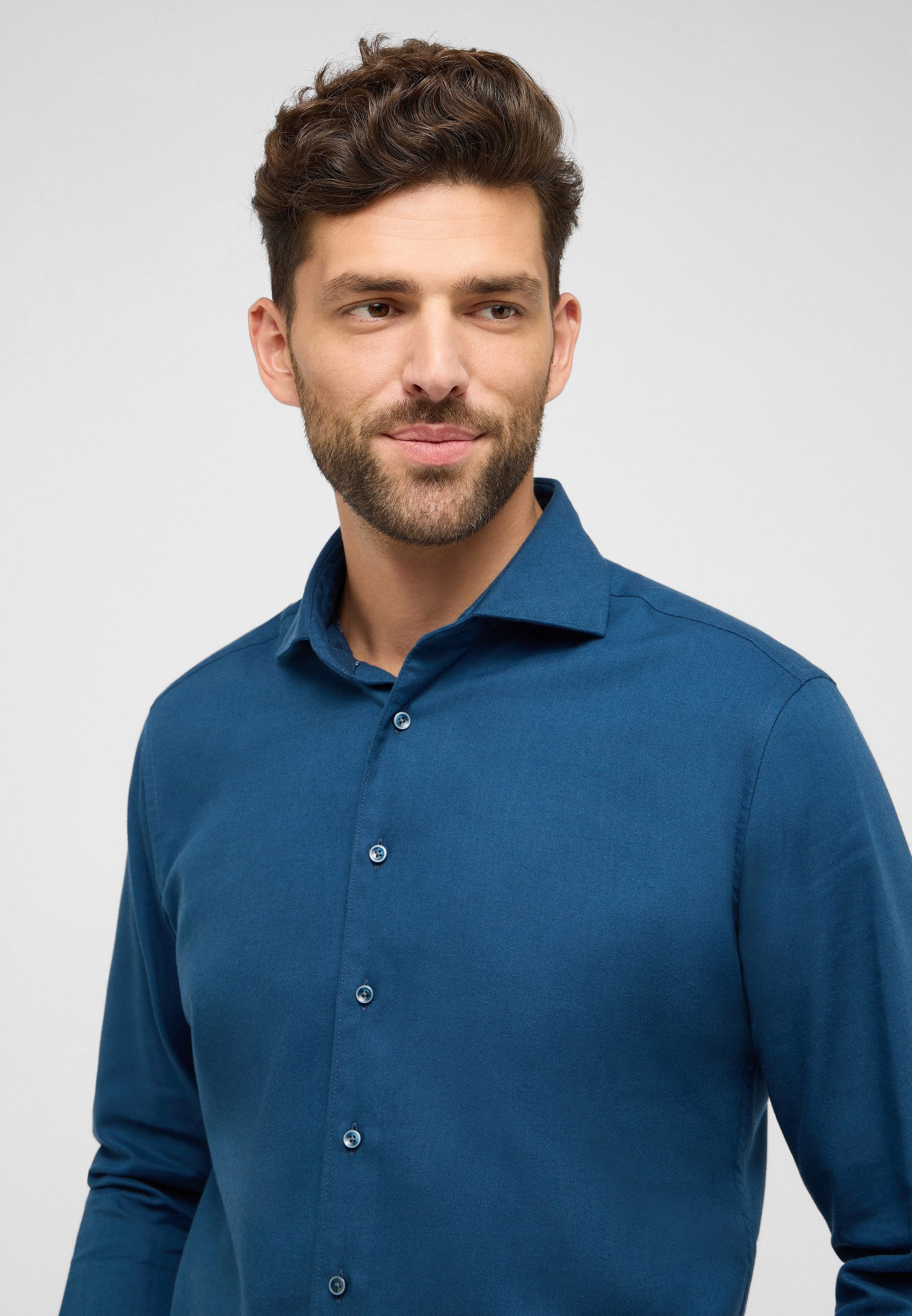 Eterna Overhemd met lange mouwen MODERN FIT EASY IRON (gemakkelijk te strijken)