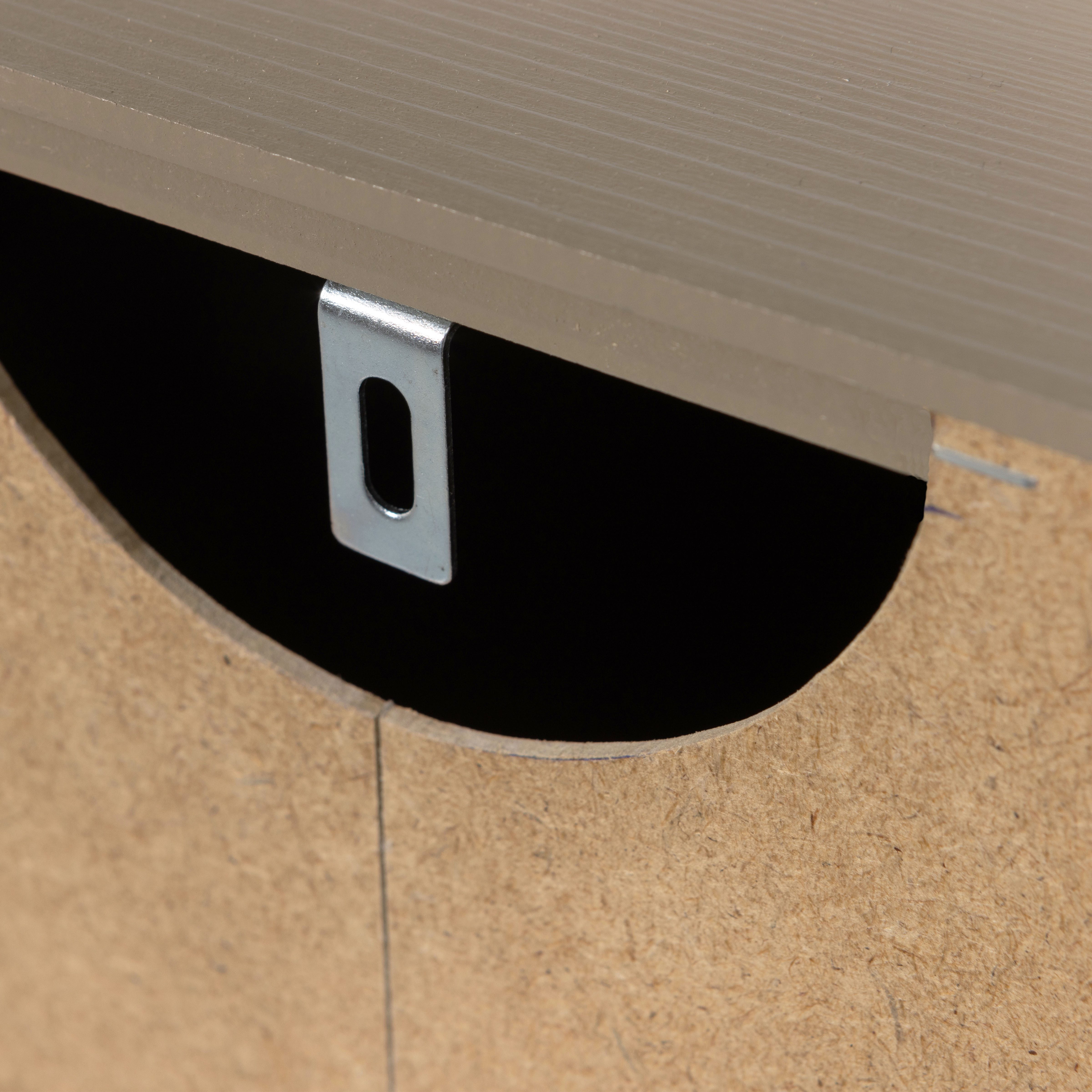 WOOOD Bergkast Teo met push-to-open functie, hoogte 116 cm